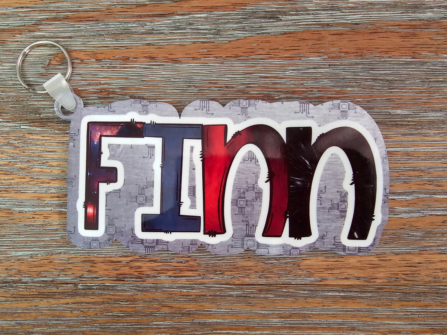 Galaxy Bag Tag Keychain