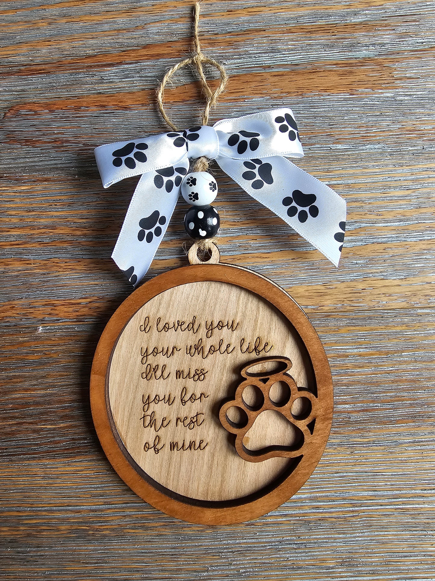 Dog Memorial Ornament