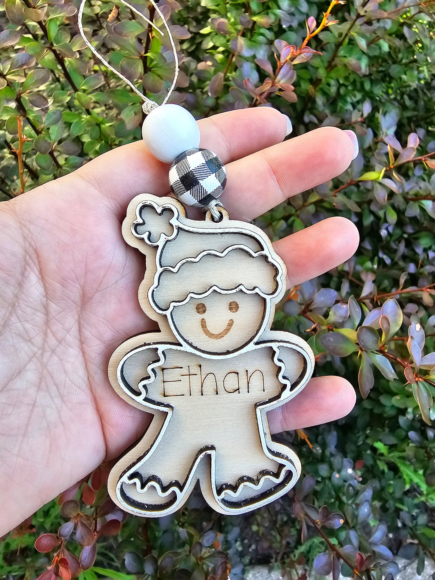 Gingerbread People Kids Ornament