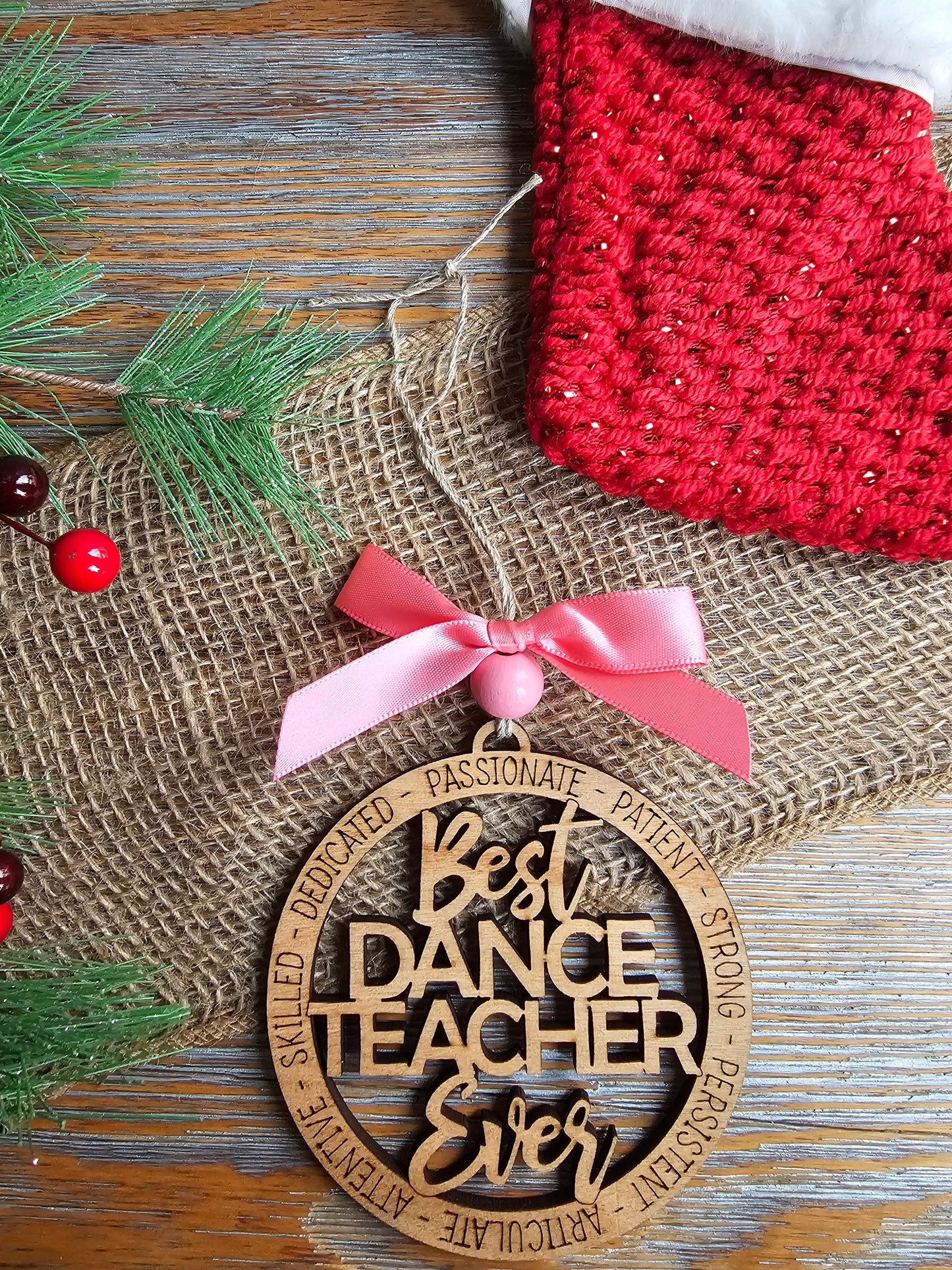 Best Dance Teacher Ornament