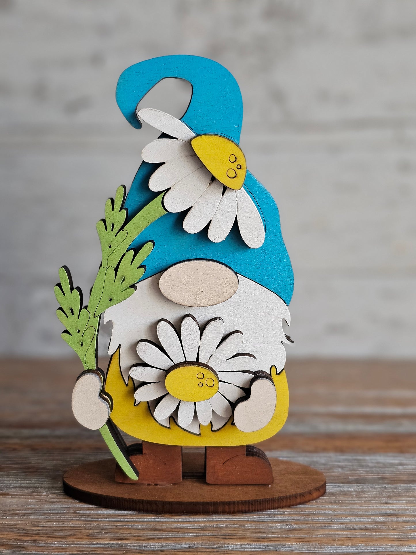 Gnome with Daisies