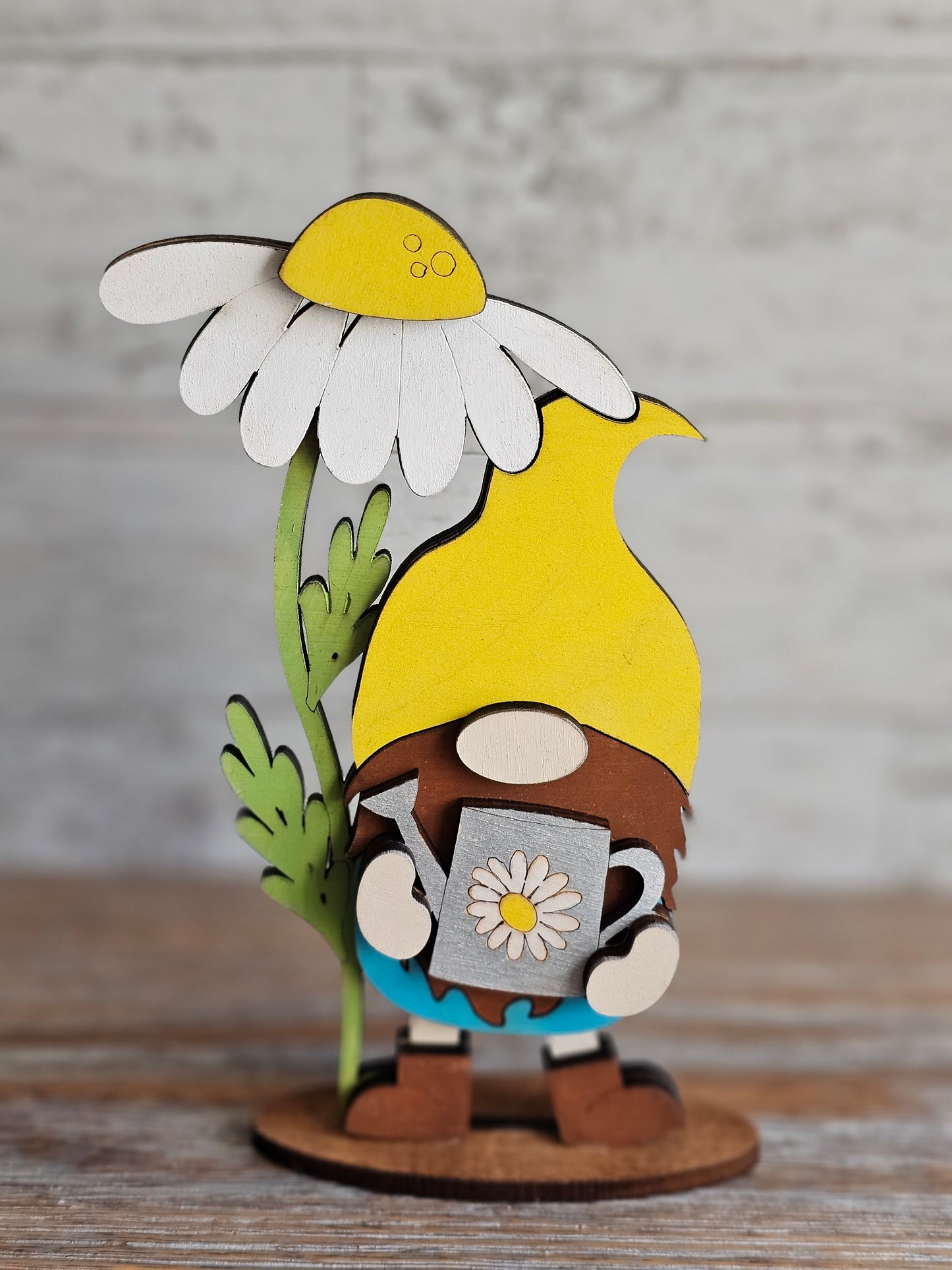 Daisy Gnome with Watering Can