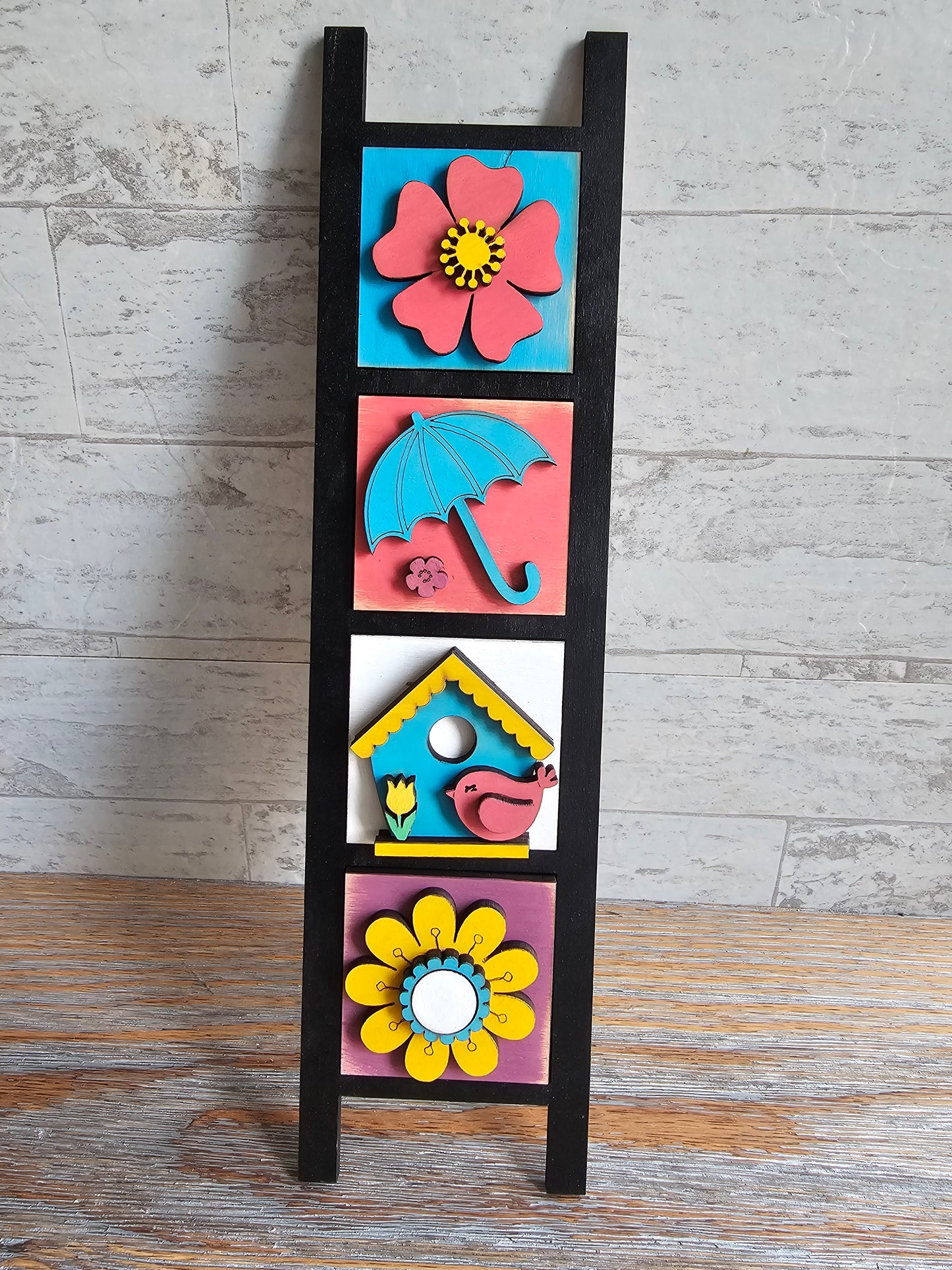Spring Interchangeable Tile Set - Set of 4