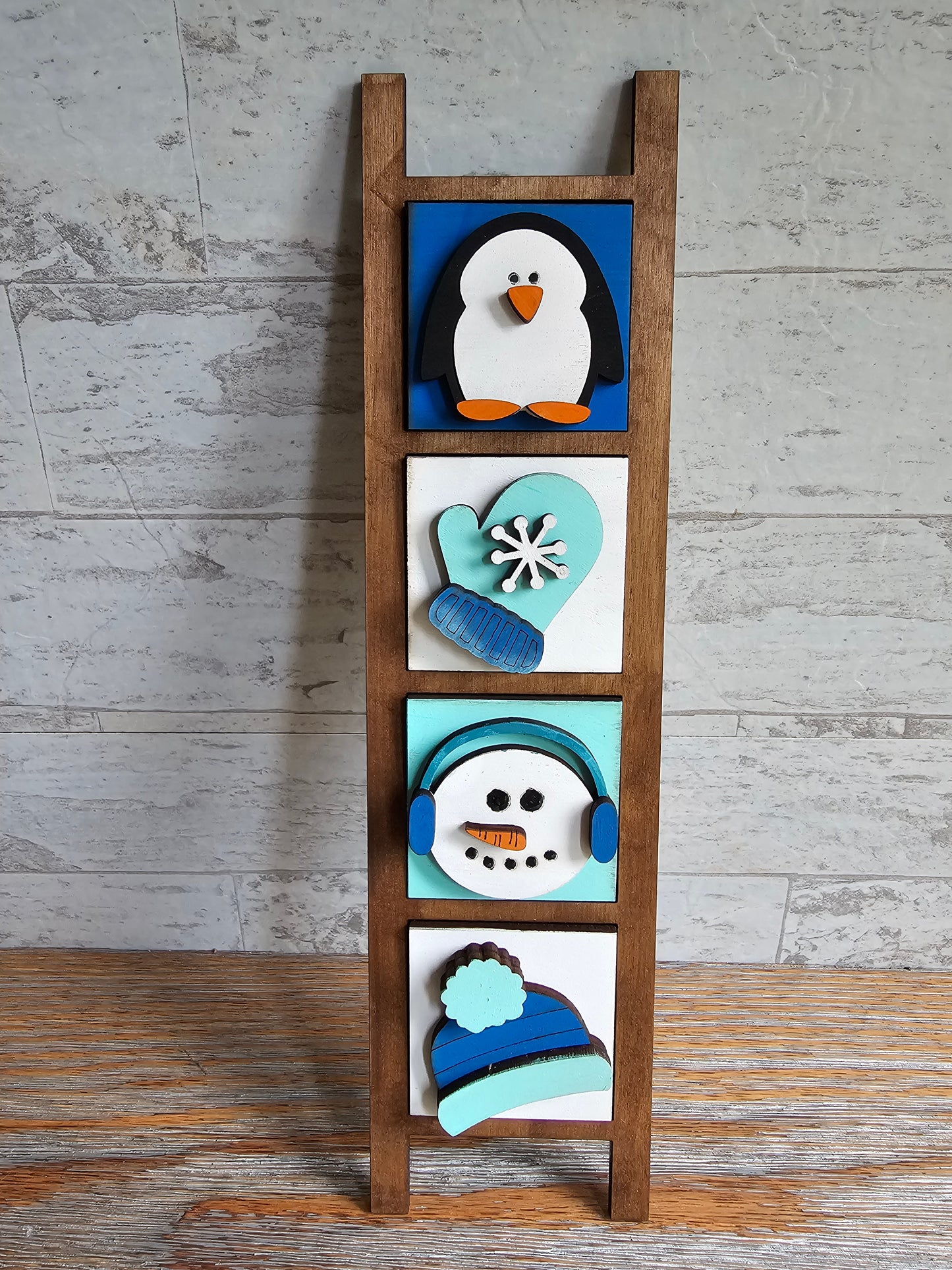 Winter Interchangeable Tile Set - Set of 4