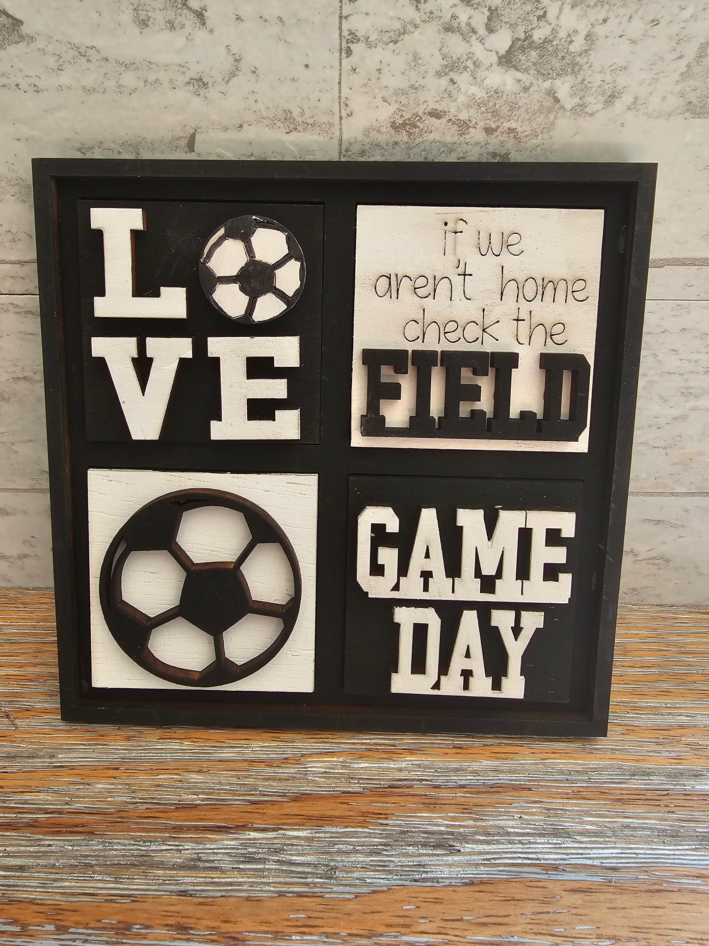 Soccer Interchangeable Tile Set - Set of 4