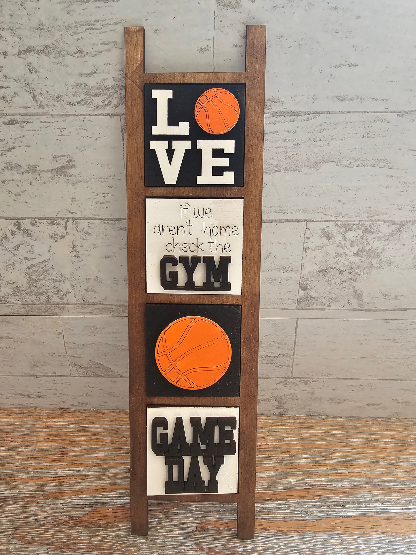 Basketball Interchangeable Tile Set - Set of 4