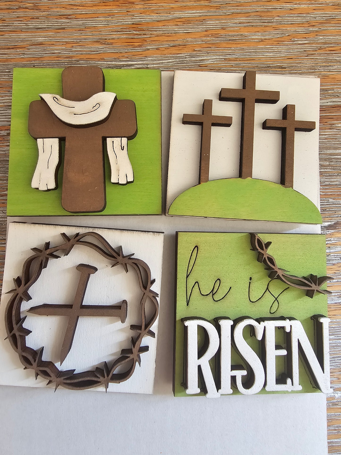 Religious Easter Interchangeable Tile Set - Set of 4