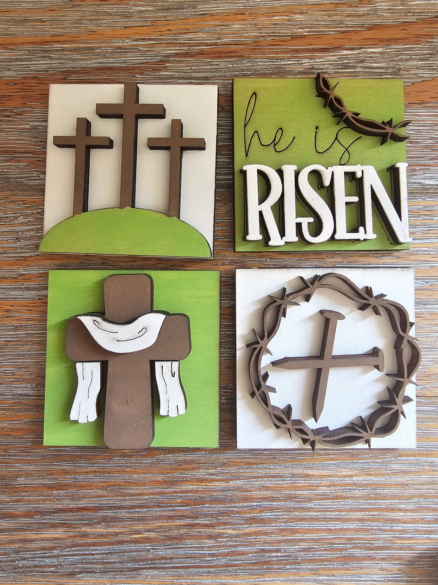 Religious Easter Interchangeable Tile Set - Set of 4