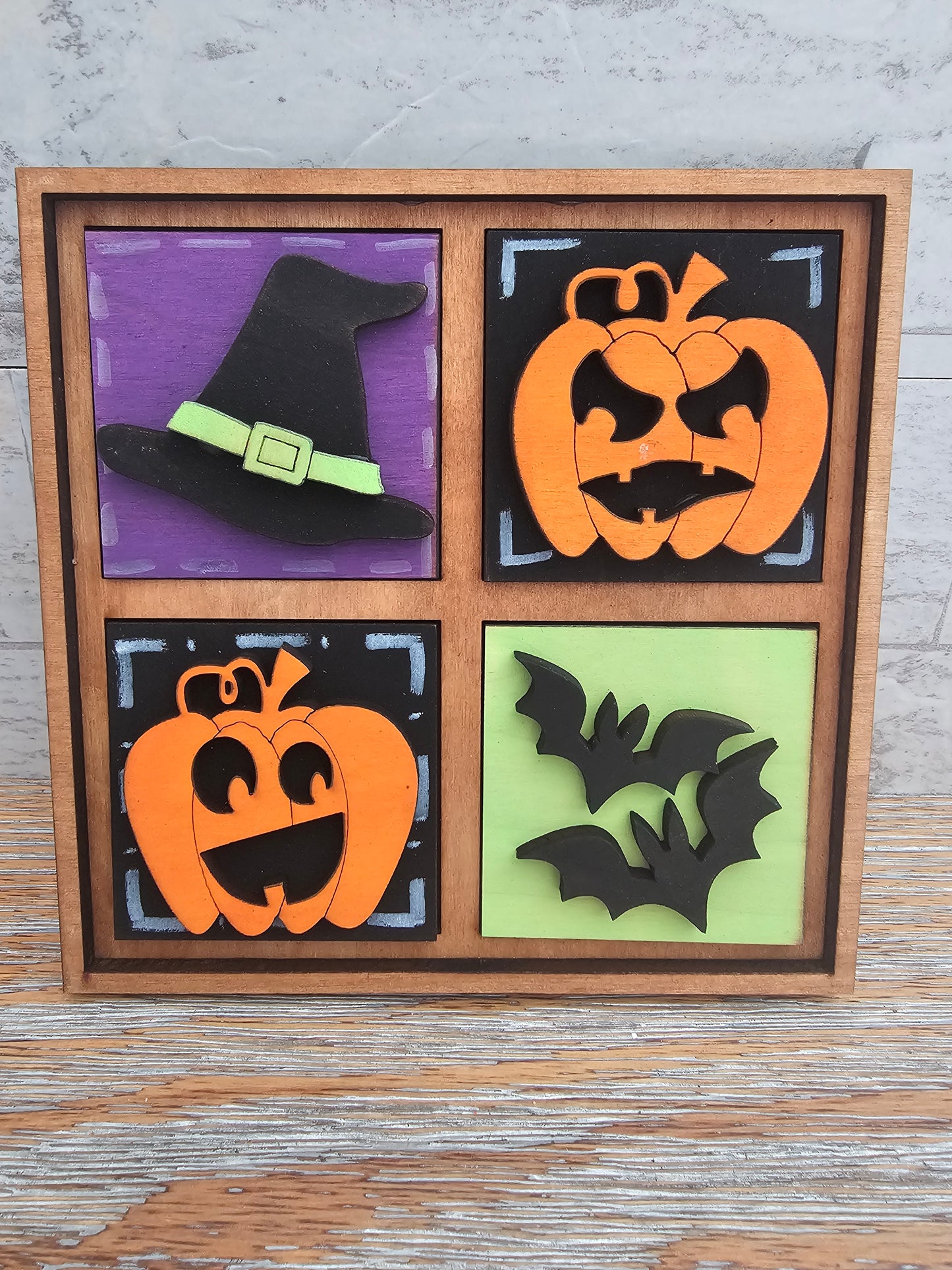 Halloween Interchangeable Tile Set - Set of 4