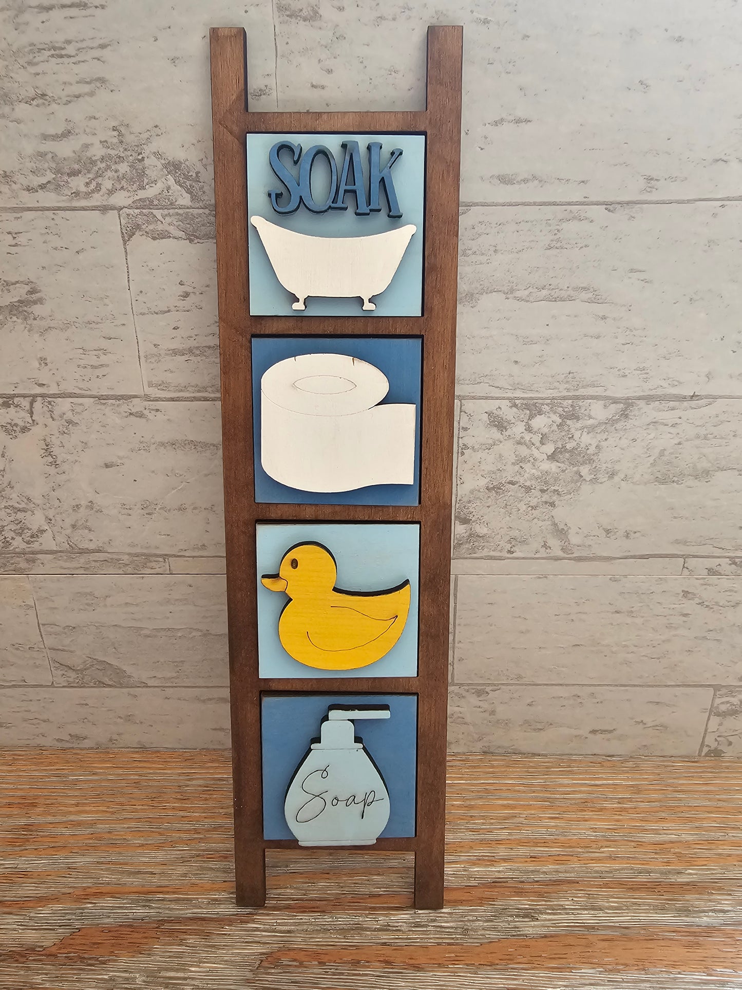 Bathroom Interchangeable Tile Set - Set of 4