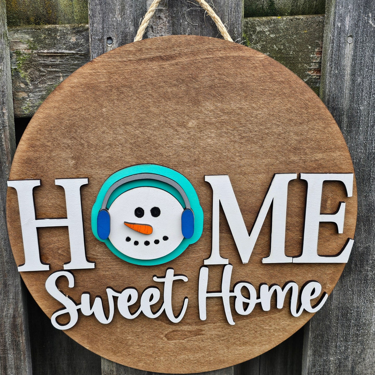 Snowman Interchangeable Piece - for Interchangeable Door Sign