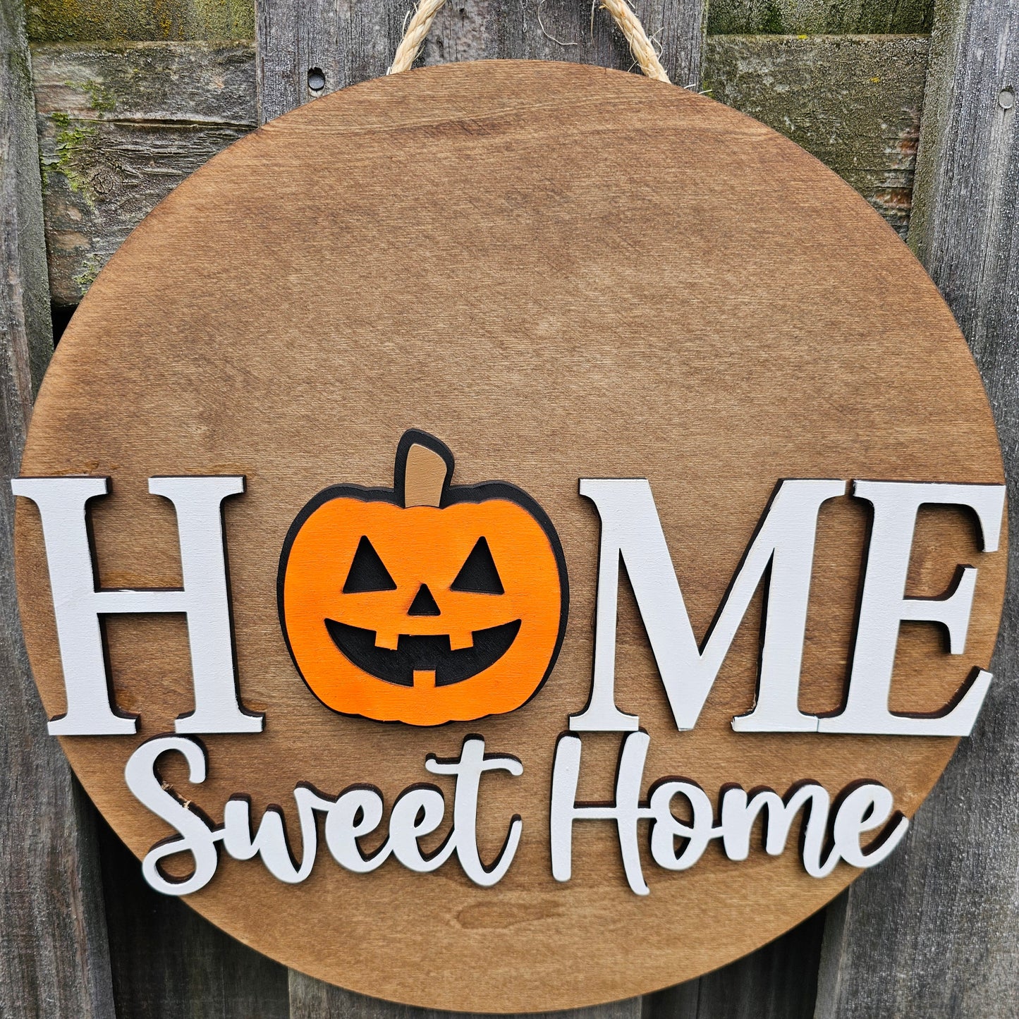 Pumpkin Jack-o-Lantern Interchangeable Piece - for Interchangeable Door Sign