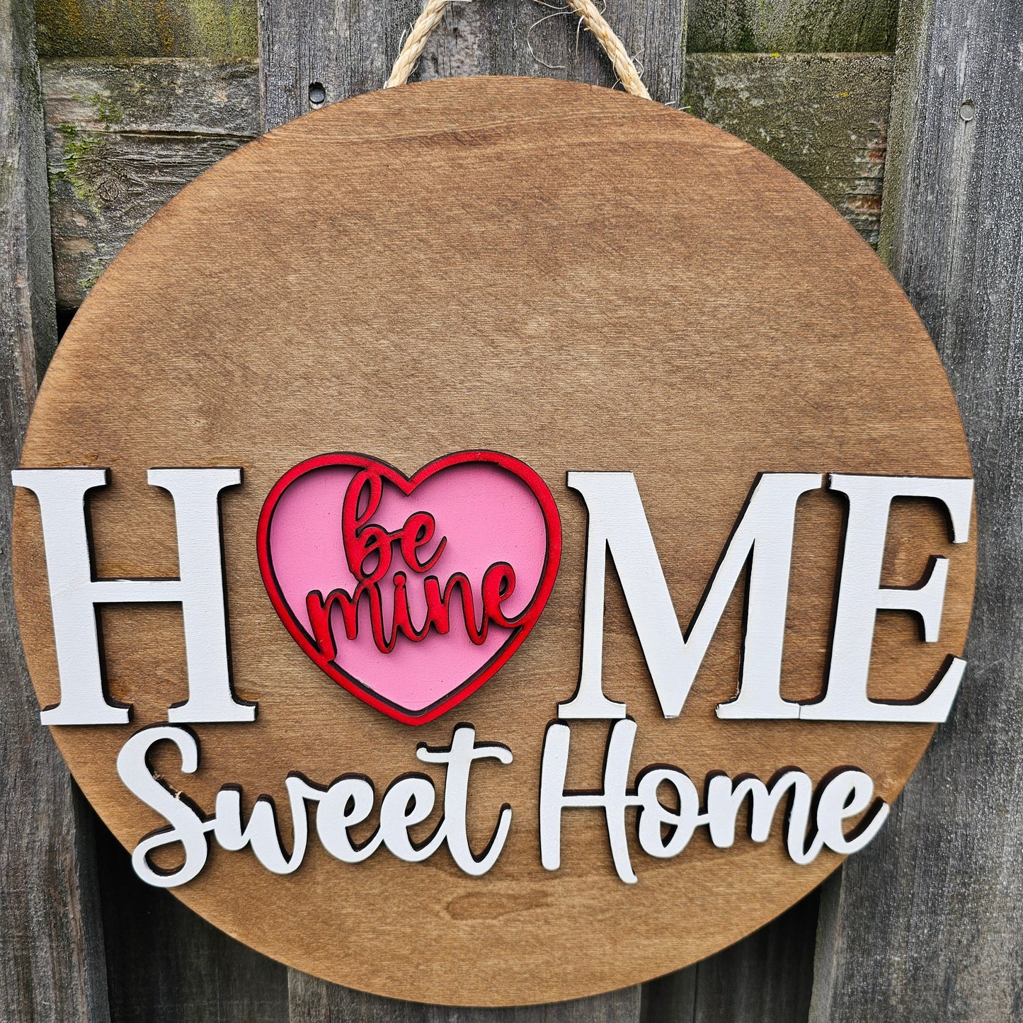 Valentine's Day "Be Mine" Interchangeable Piece - for Interchangeable Door Sign