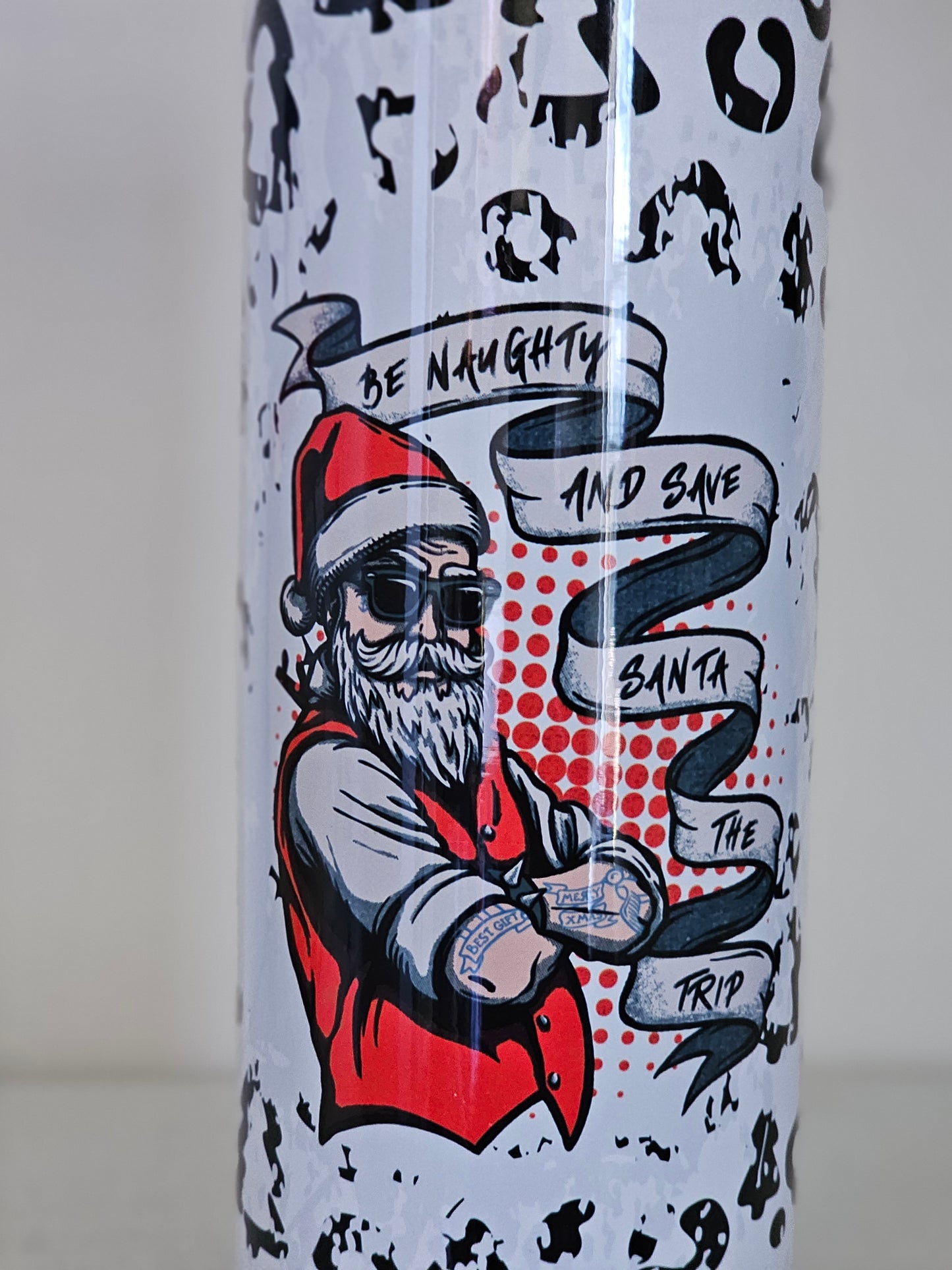 Save Santa a Trip - 20 oz Stainless Steel Tumbler
