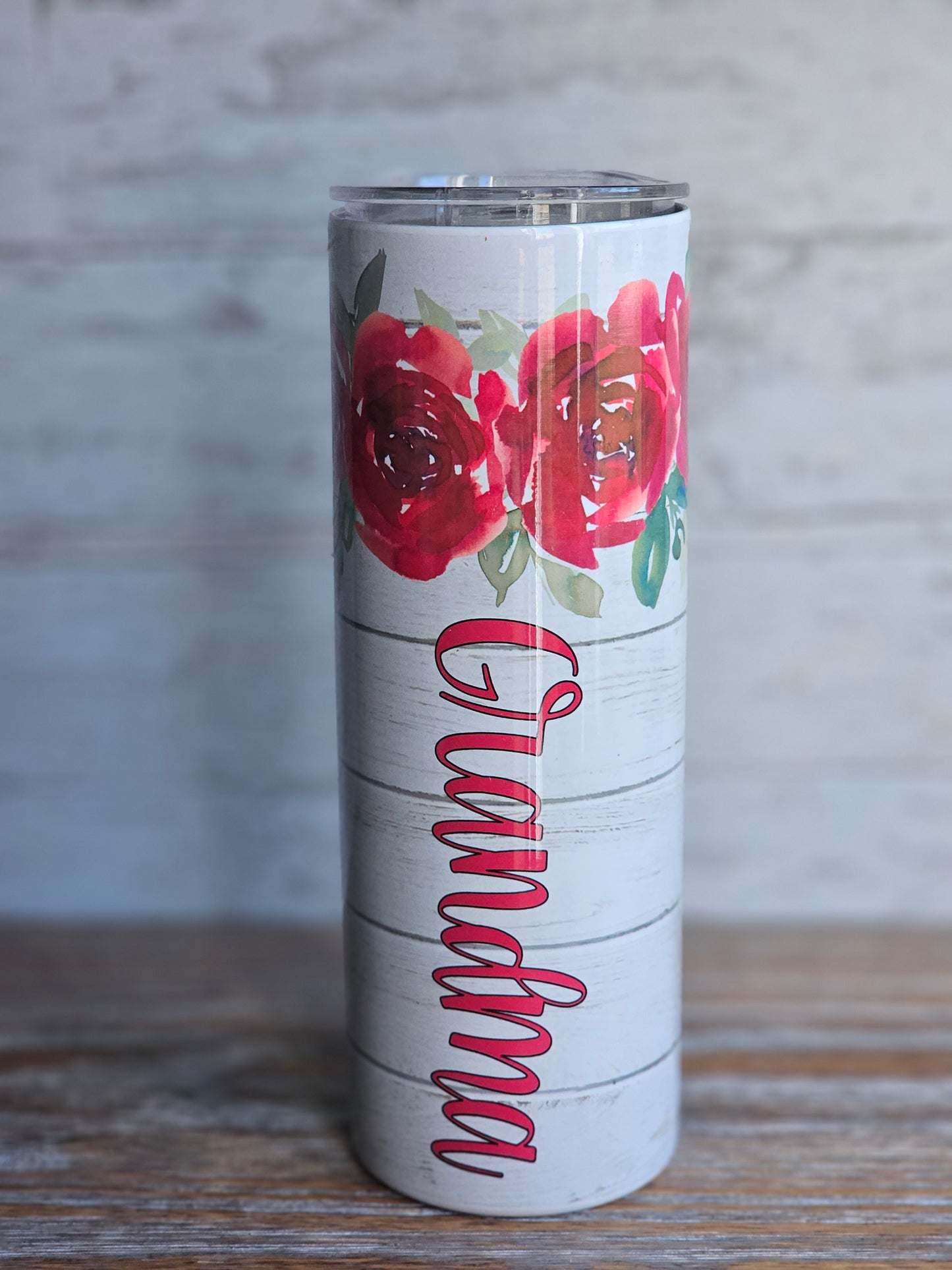 Grandma Floral - 20 oz Stainless Steel Tumbler