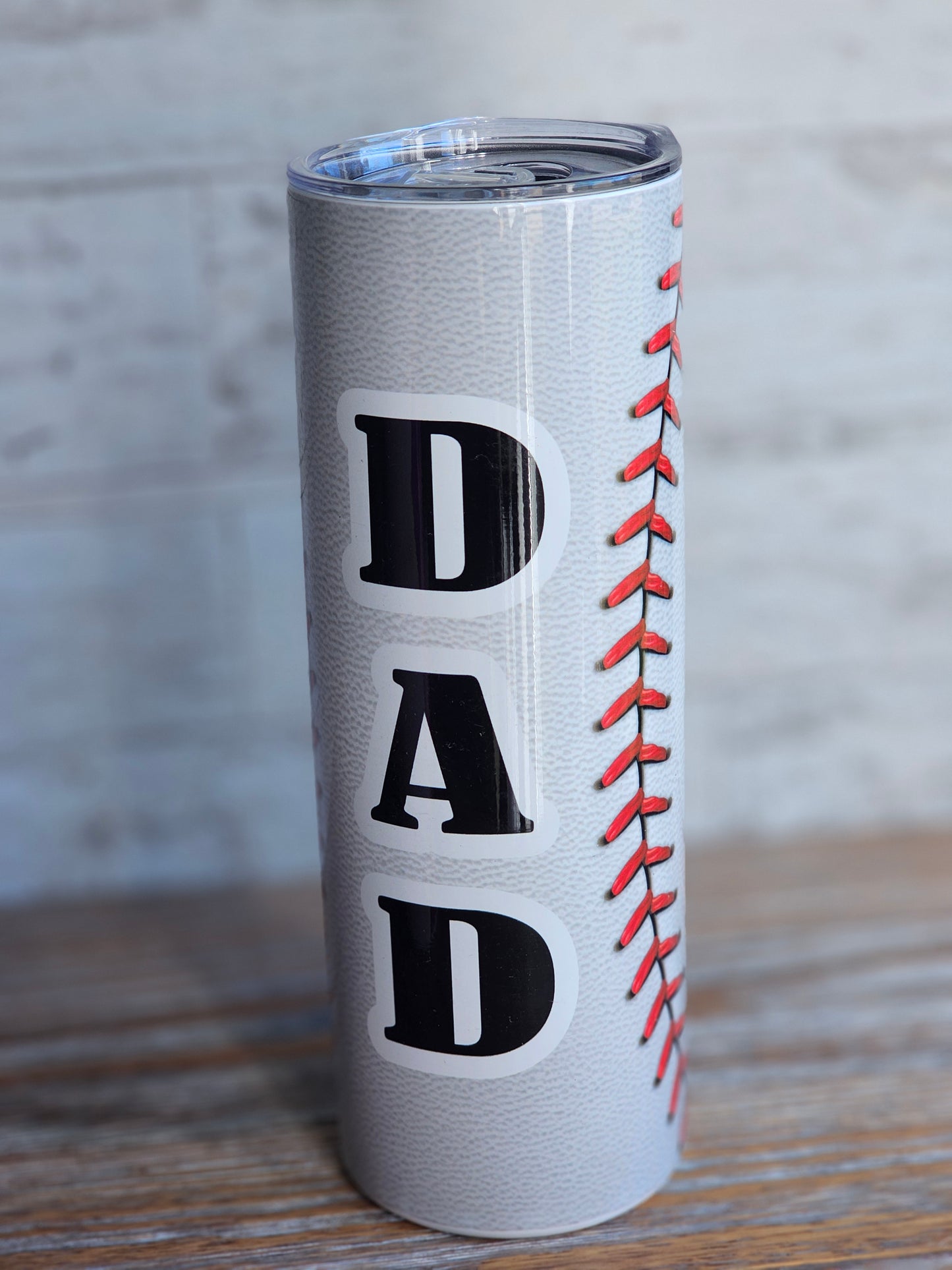 Baseball Dad - 20 oz Stainless Steel Tumbler