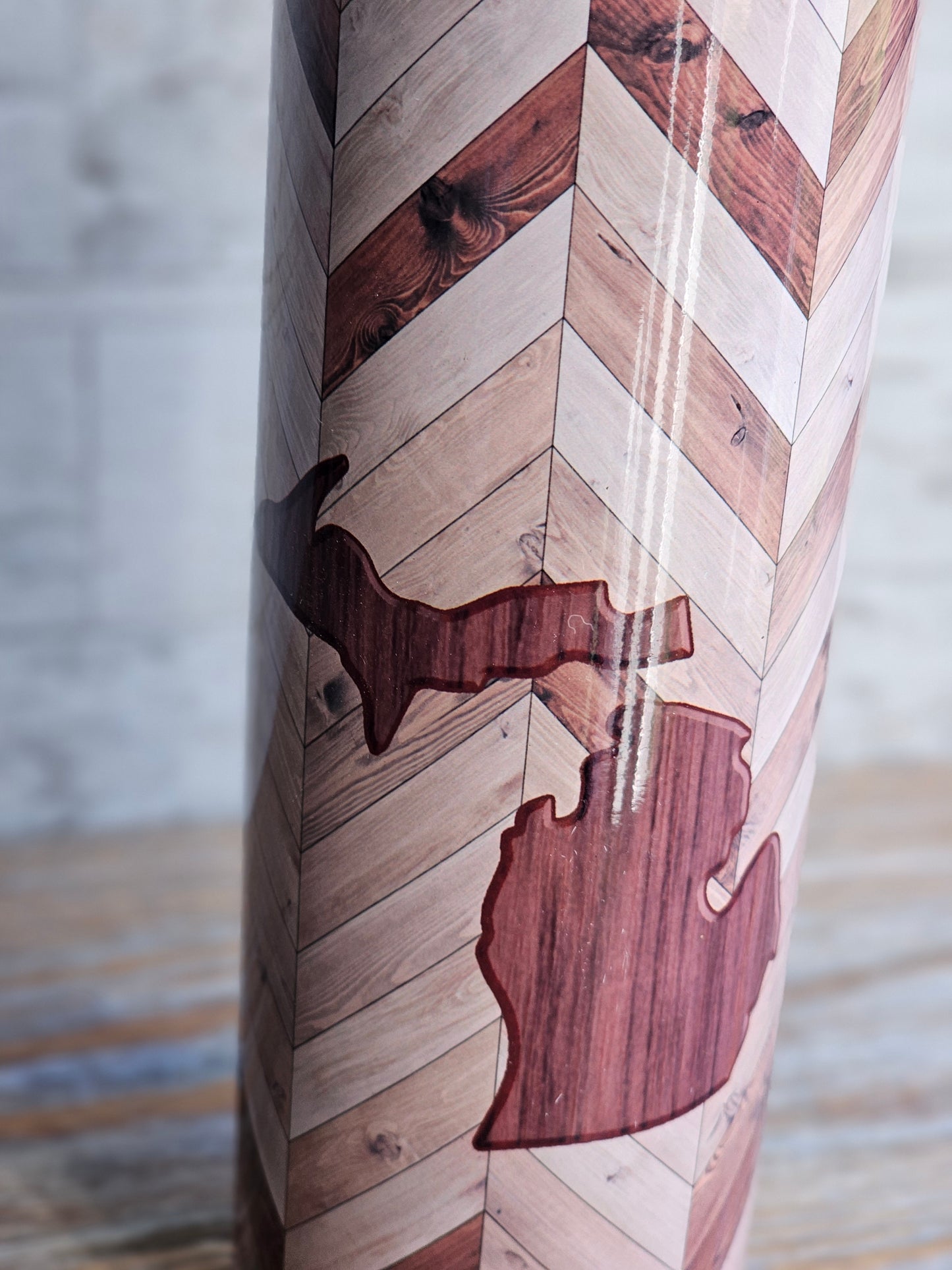 Michigan Wood Look - 20 oz Stainless Steel Tumbler