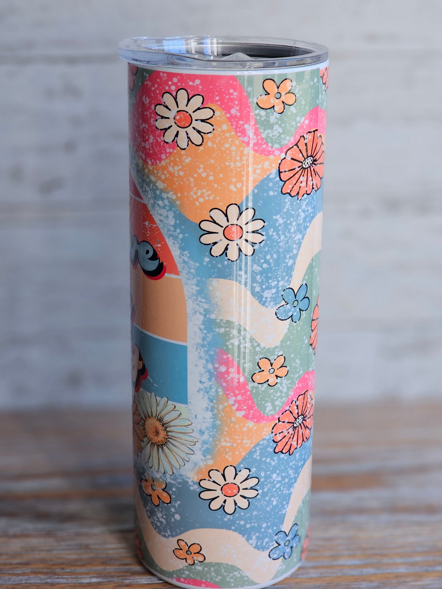 Positive Vibes - 20 oz Stainless Steel Tumbler