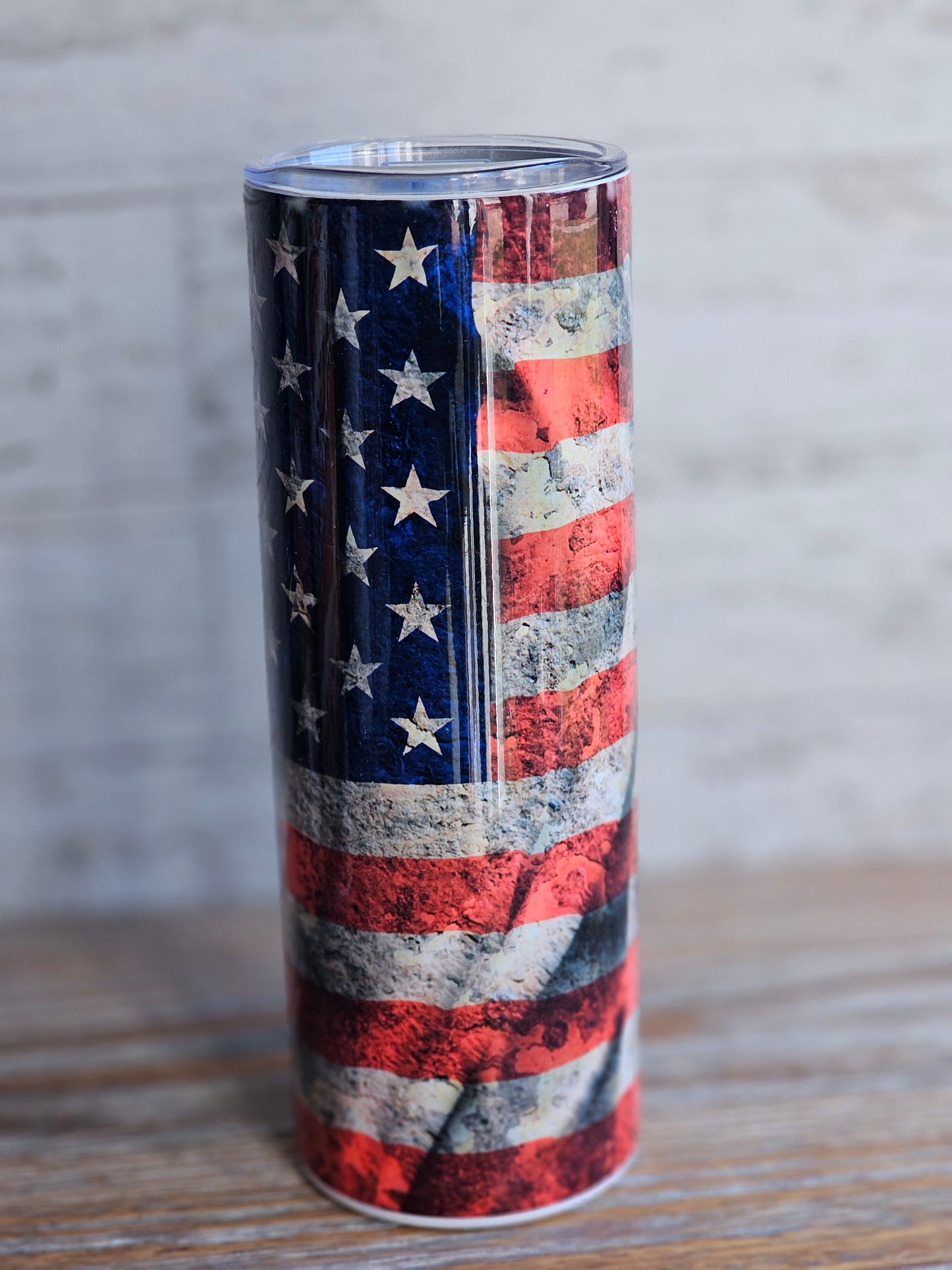 American Flag - 20 oz Stainless Steel Tumbler