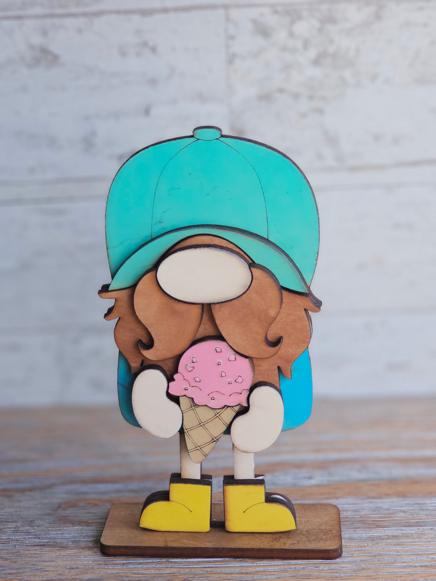 Ice Cream Gnome - READY TO SHIP