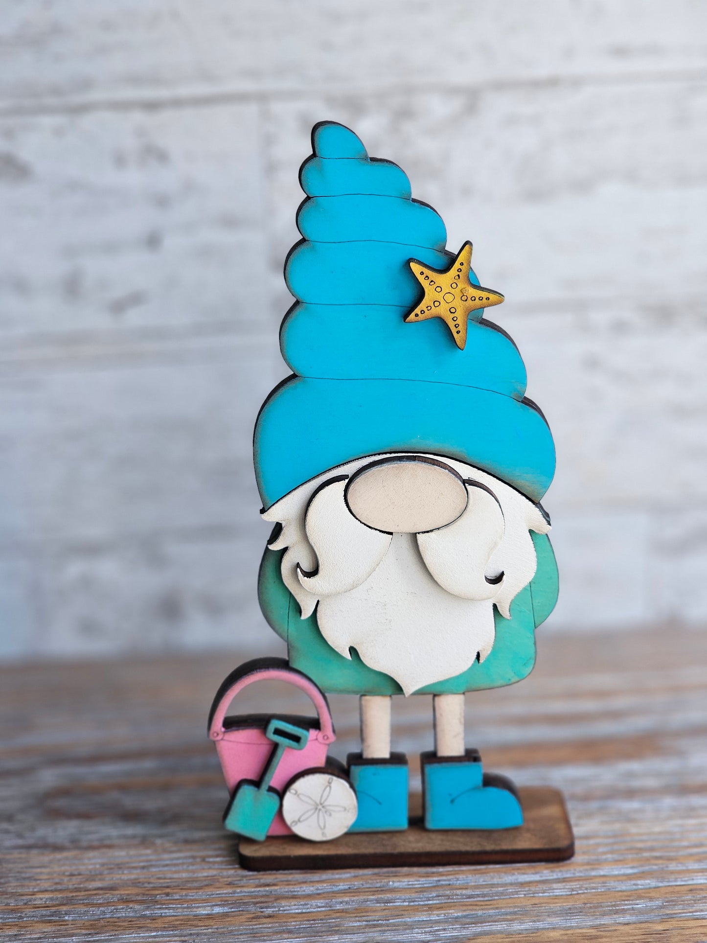 Beach Pail Gnome - READY TO SHIP
