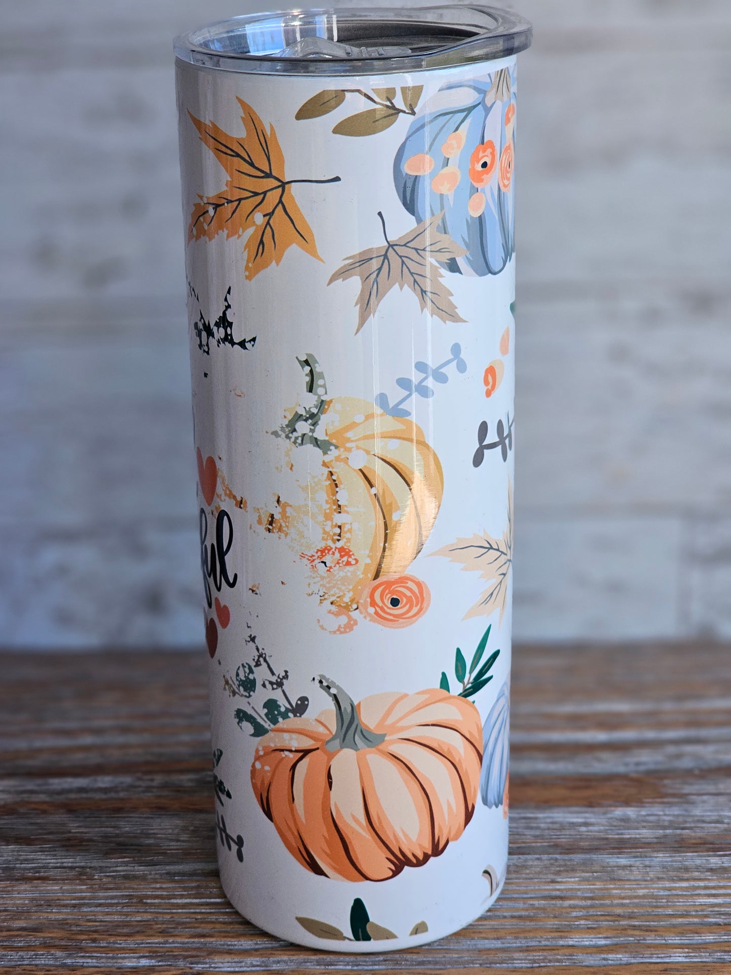 Grateful Thankful Blessed - 20 oz Stainless Steel Tumbler