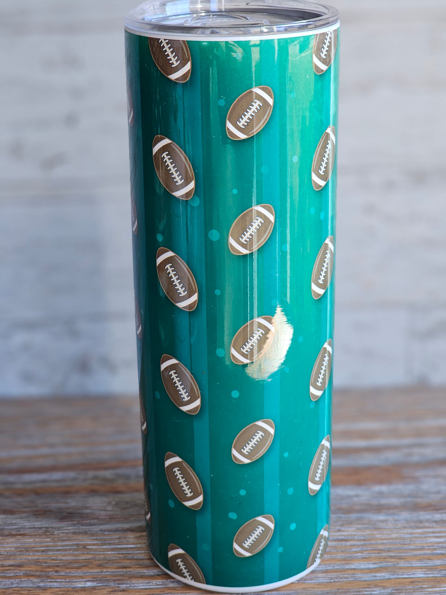 Footballs - 20 oz Stainless Steel Tumbler