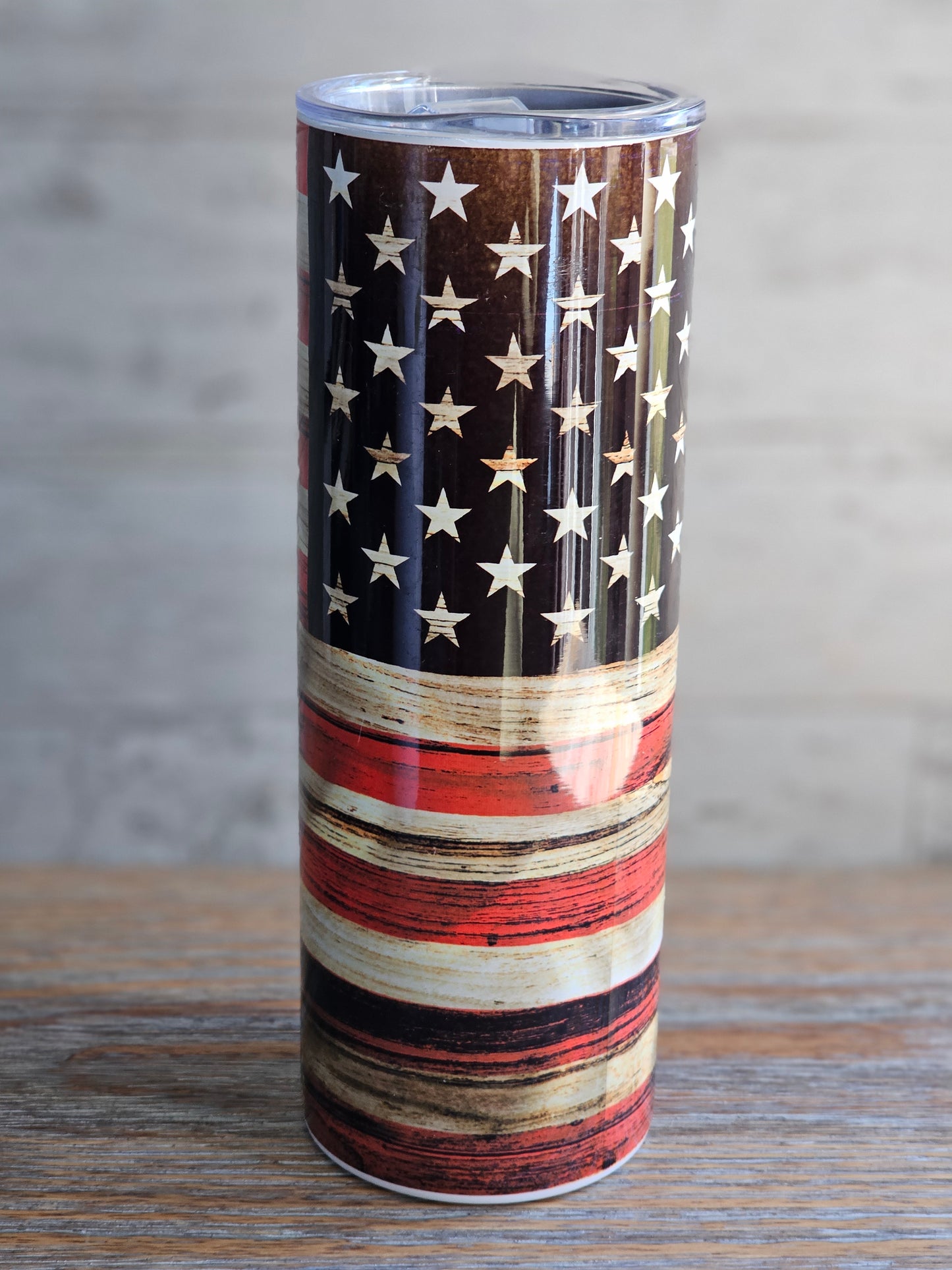 Grandpa American Flag - 20 oz Stainless Steel Tumbler
