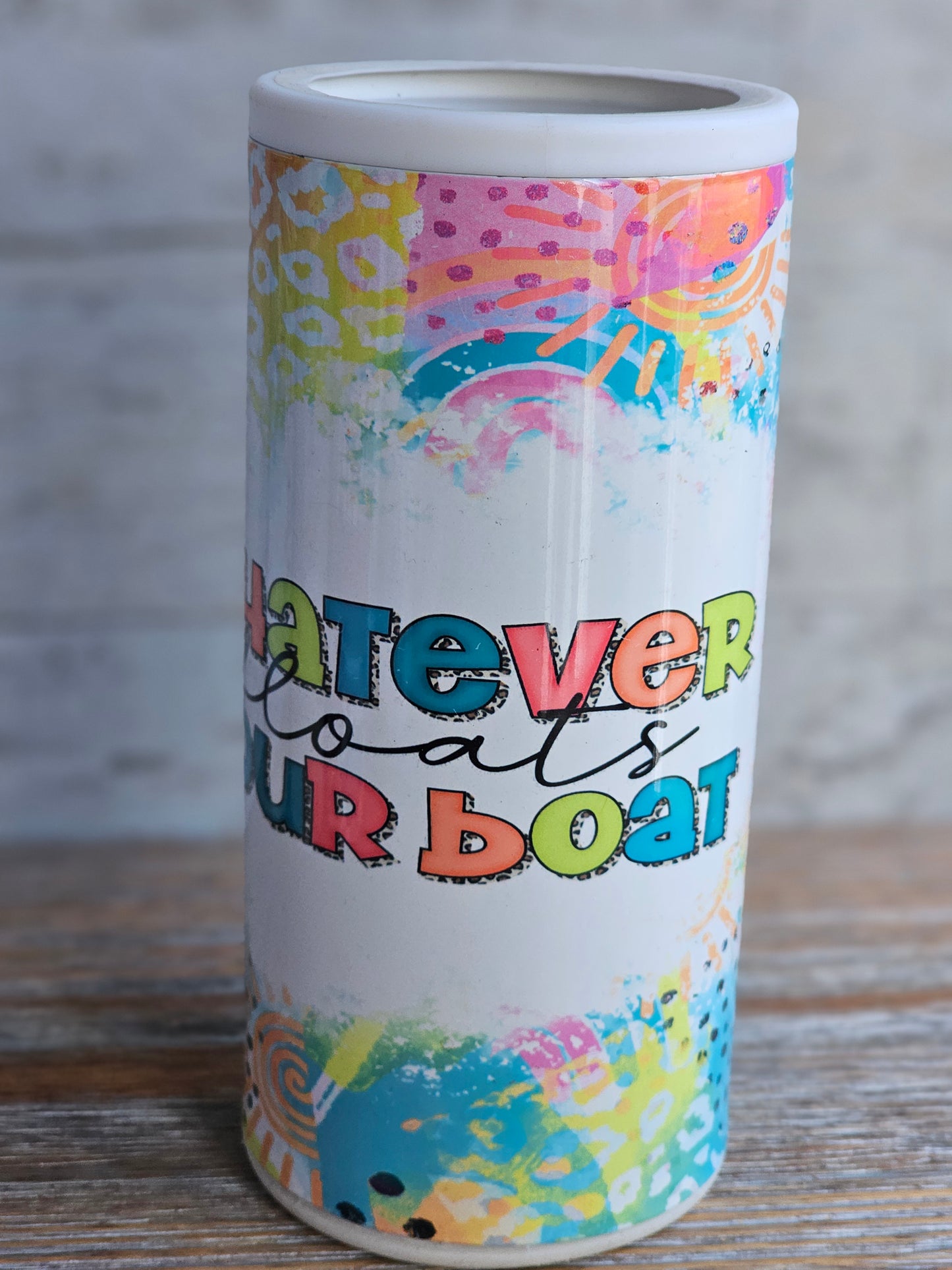Whatever Floats Your Boat - Skinny Can Cooler