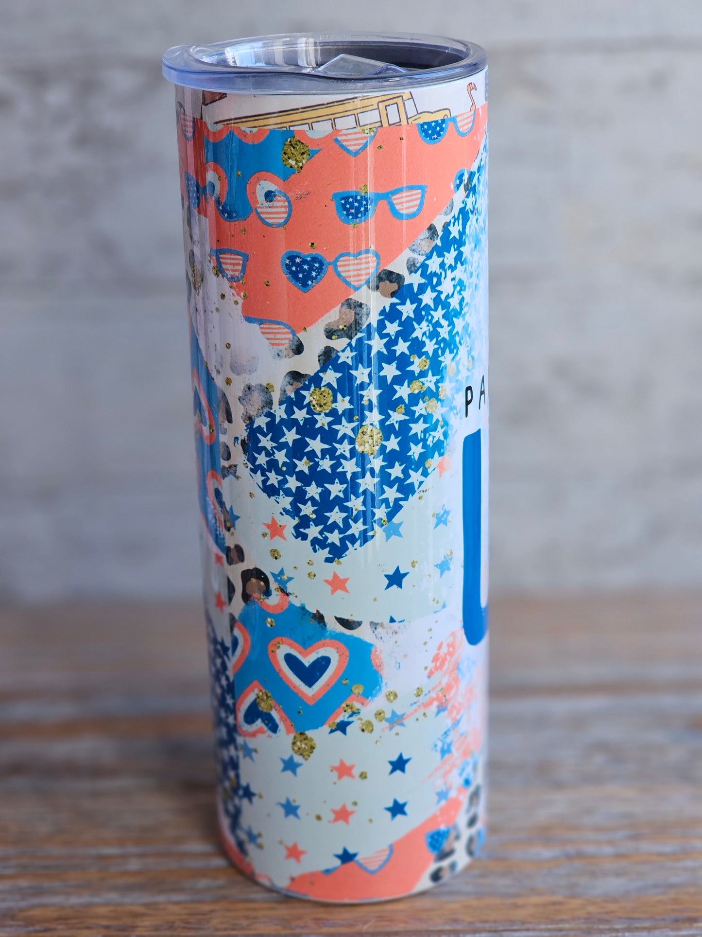 Party in the USA - 20 oz Stainless Steel Tumbler