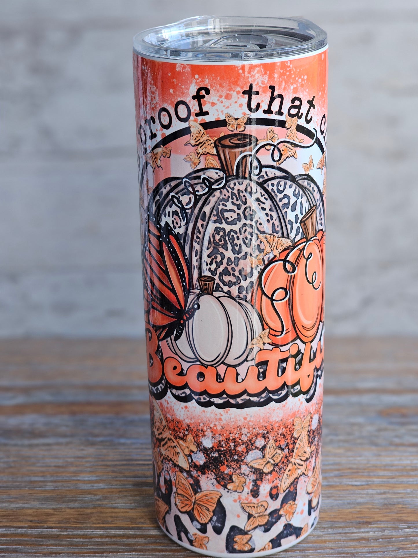 Change is Beautiful - 20 oz Stainless Steel Tumbler