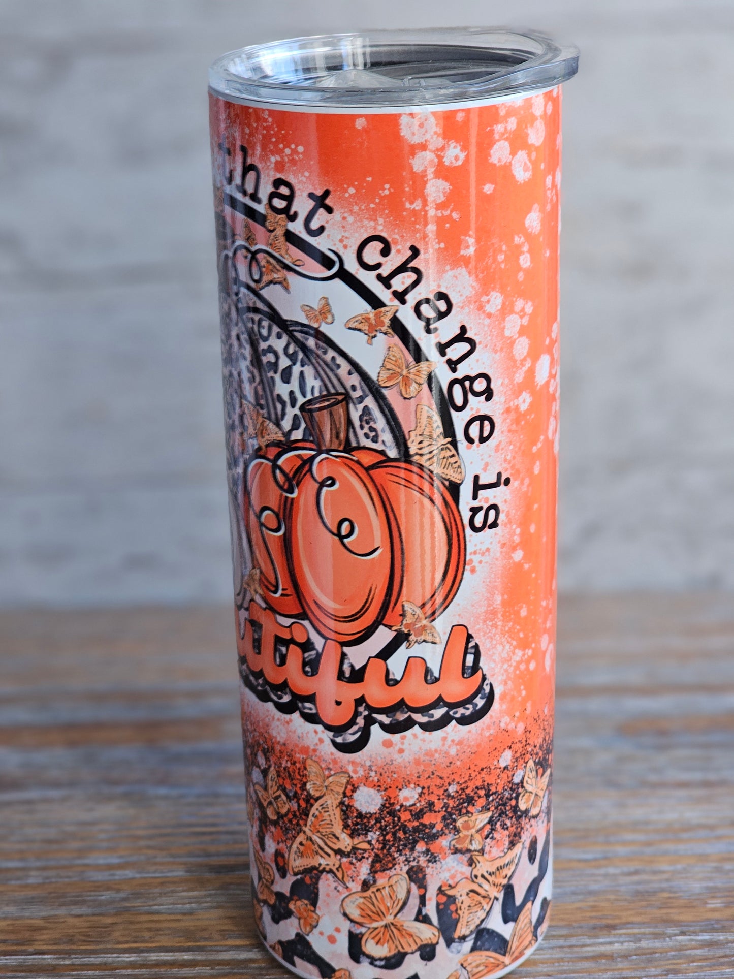 Change is Beautiful - 20 oz Stainless Steel Tumbler