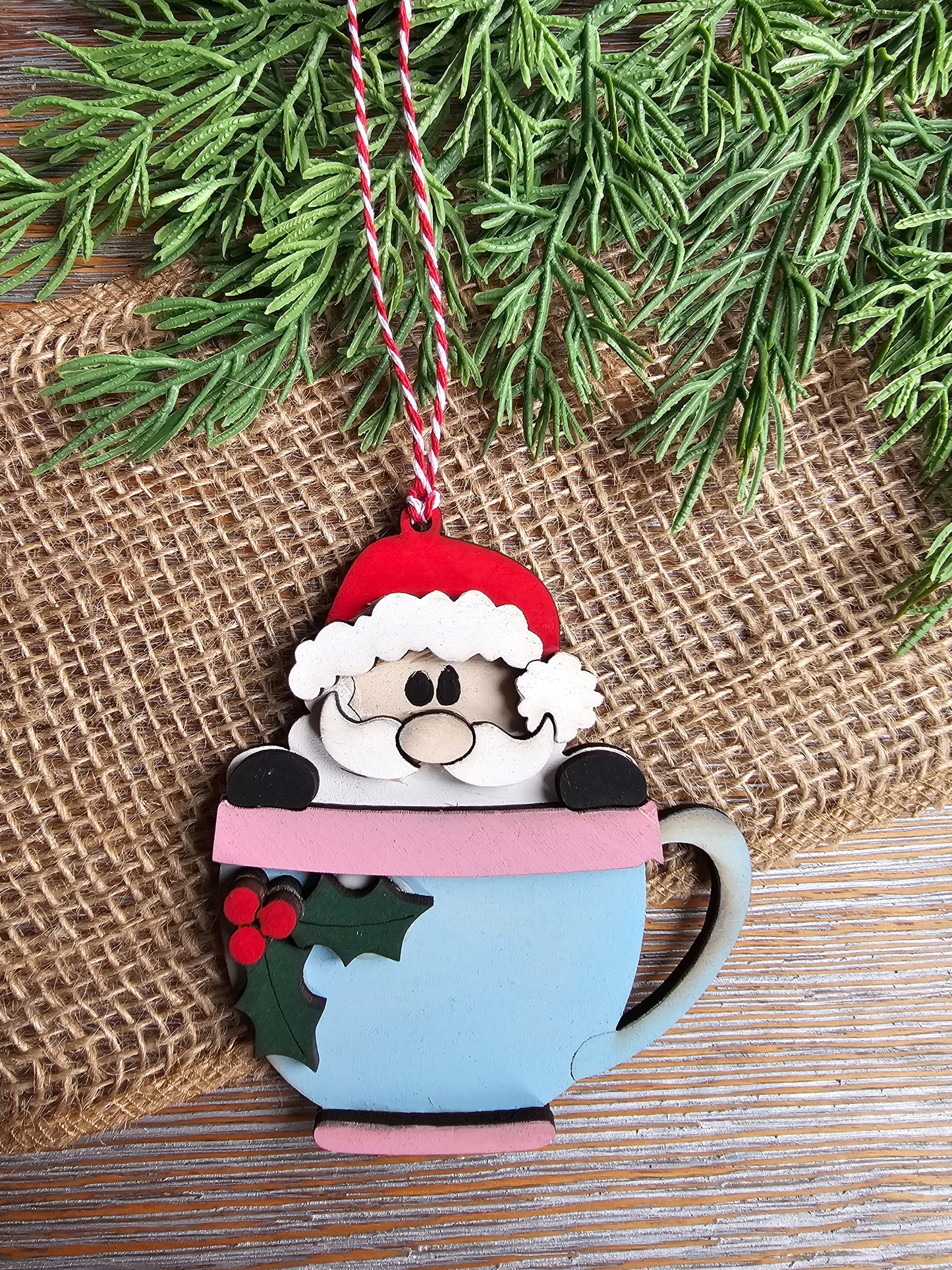 DIY Ornament Kit - Santa Mug Ornament