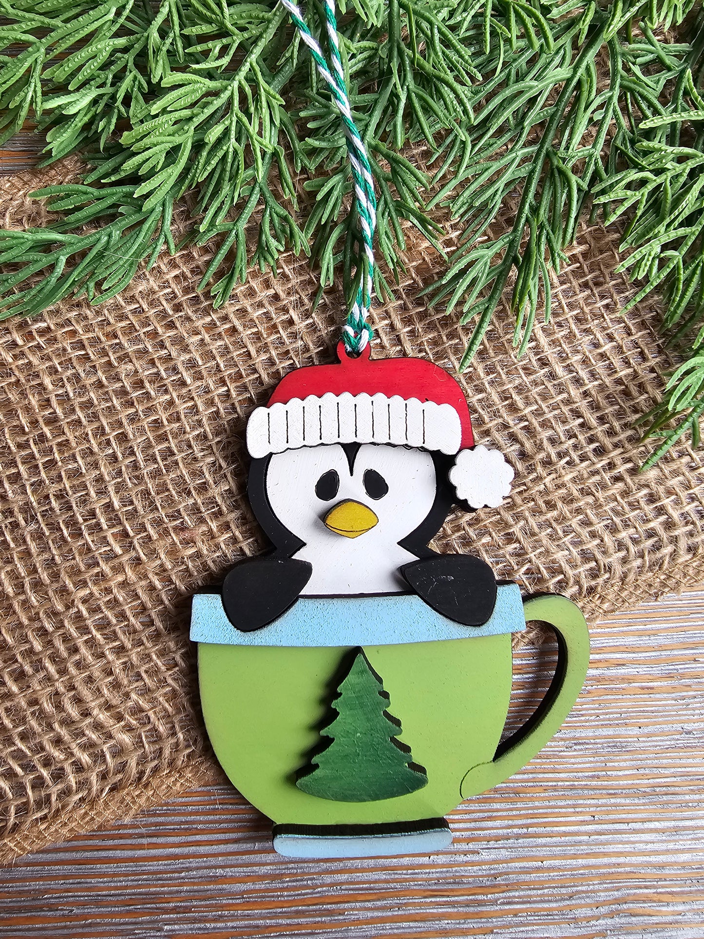 DIY Ornament Kit - Penguin Mug Ornament