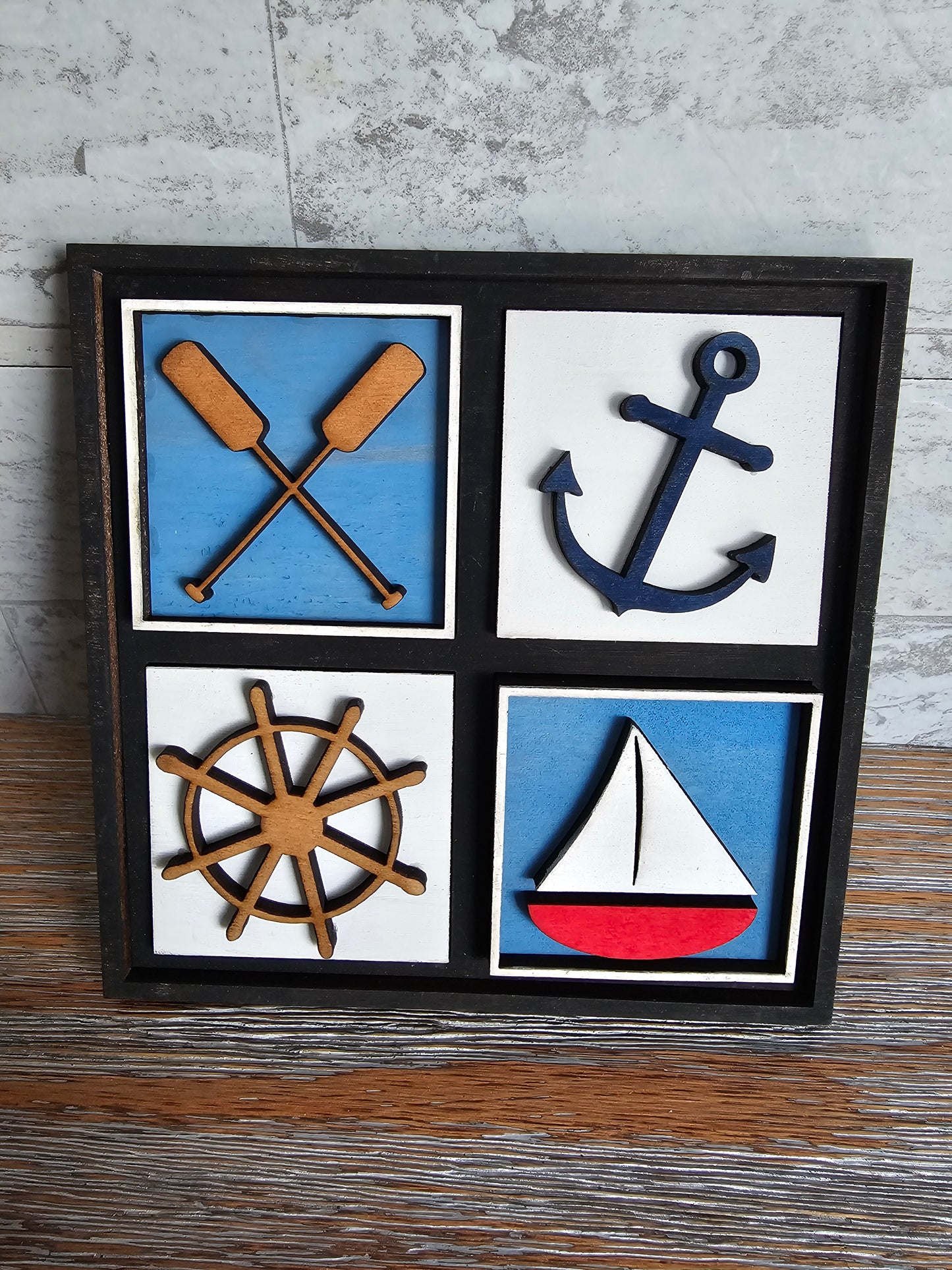 Lake Life Interchangeable Tile Set - Set of 4