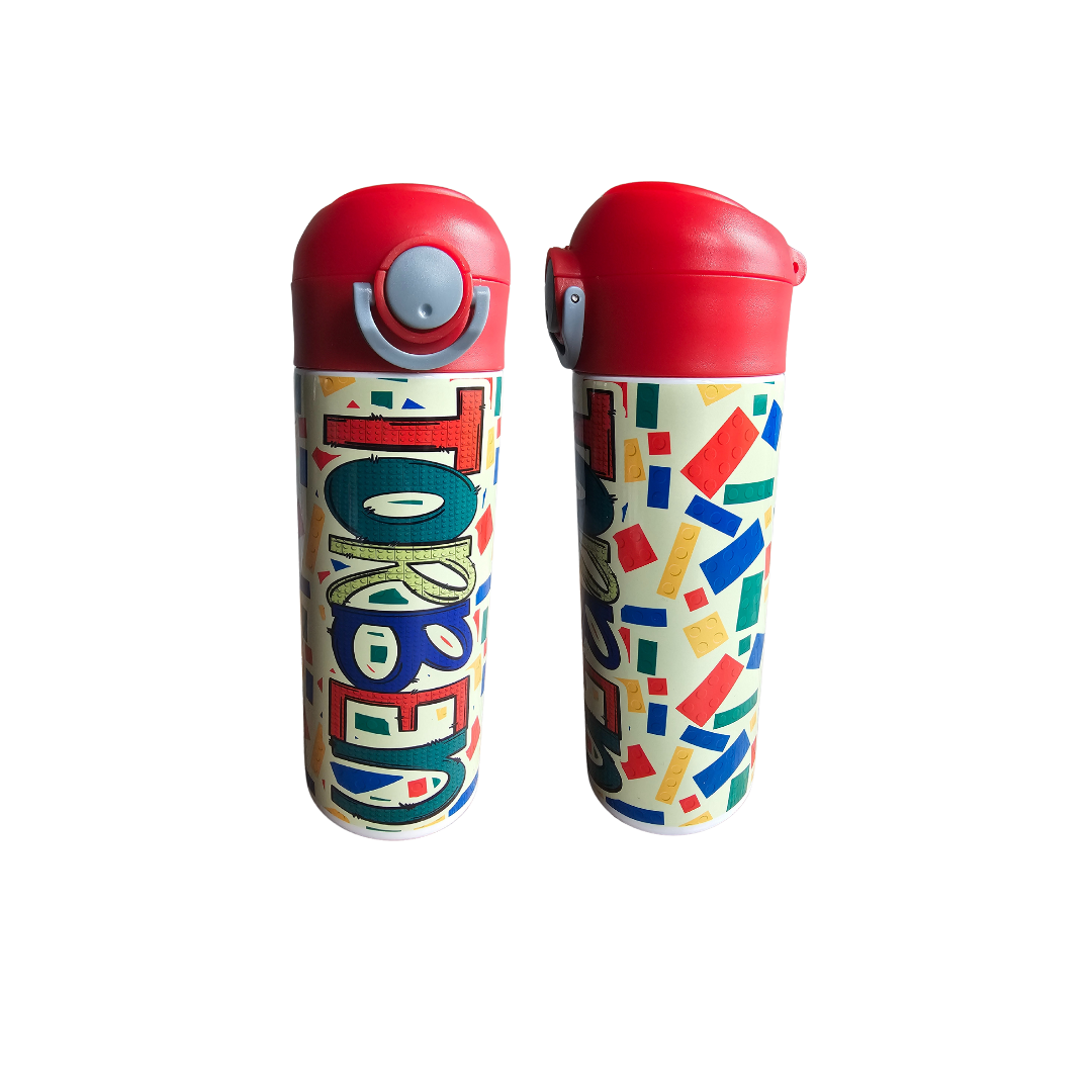 Building Blocks Personalized Water Bottle