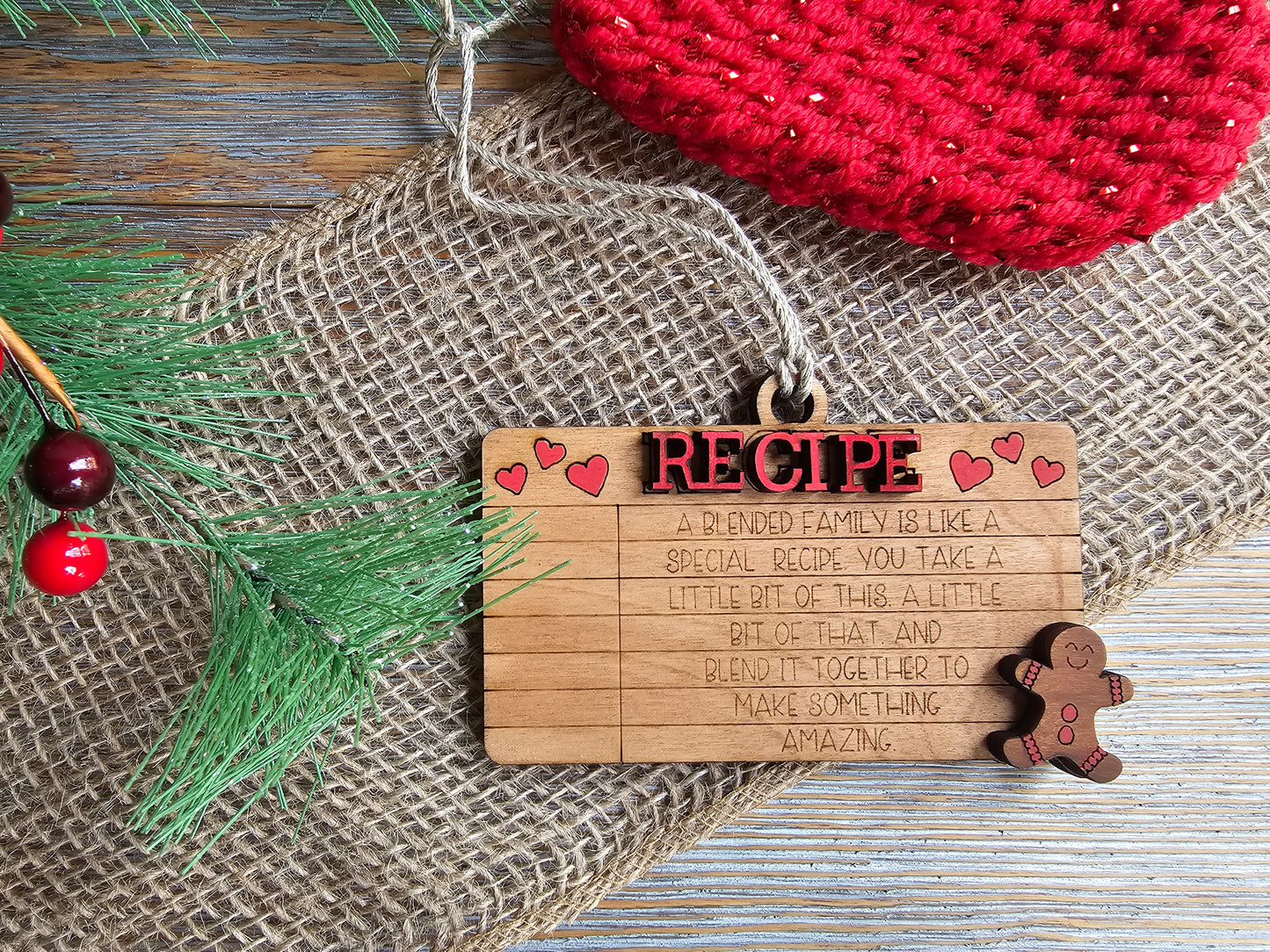 Blended Family Recipe Ornament