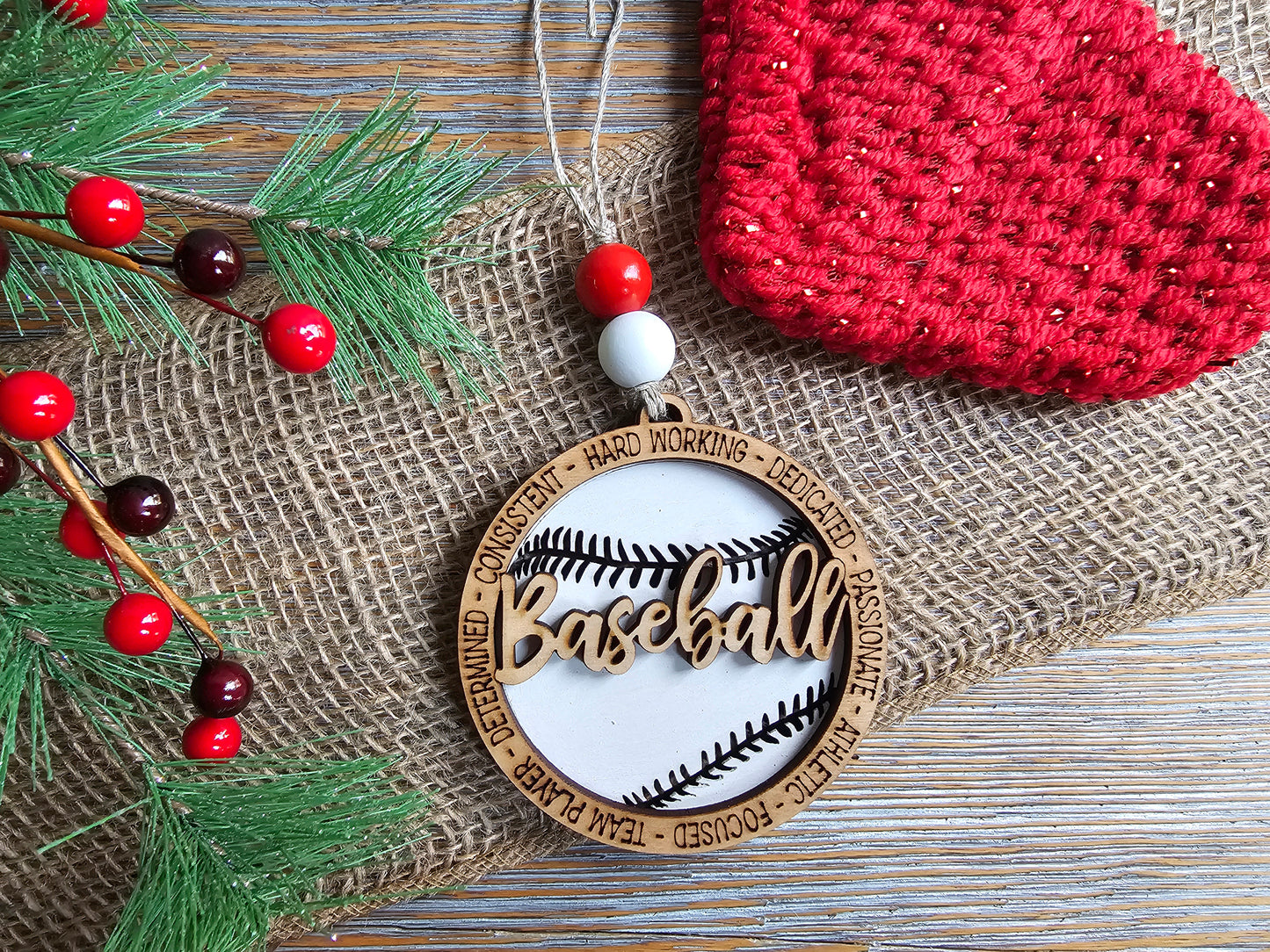 Baseball Ornament