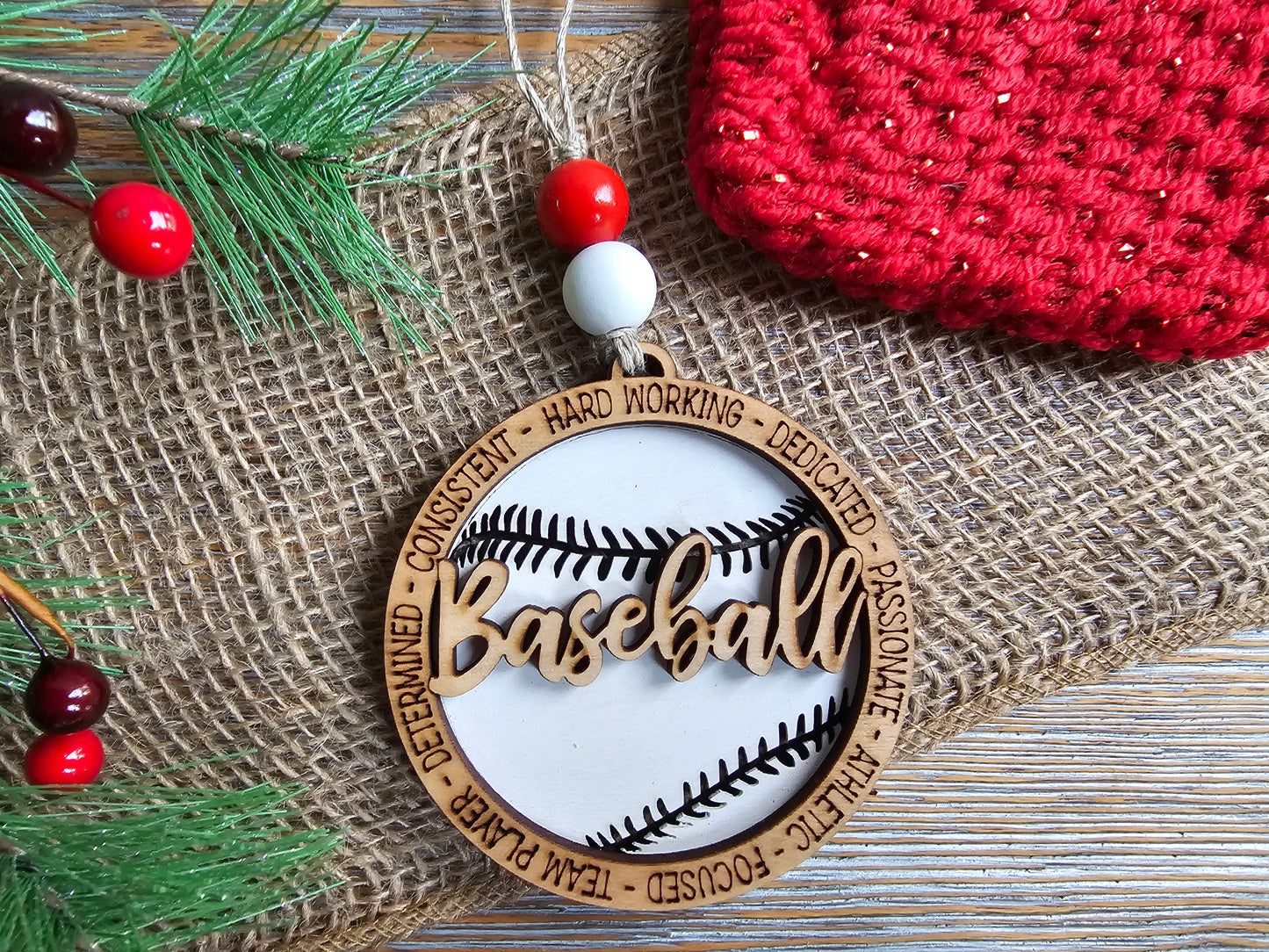 Baseball Ornament