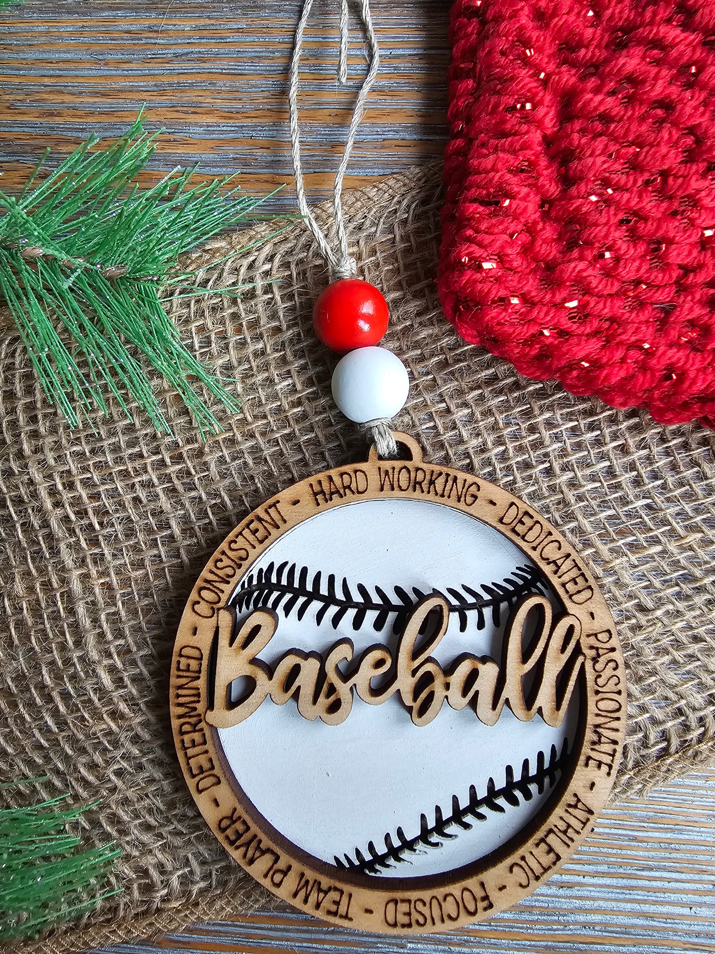 Baseball Ornament