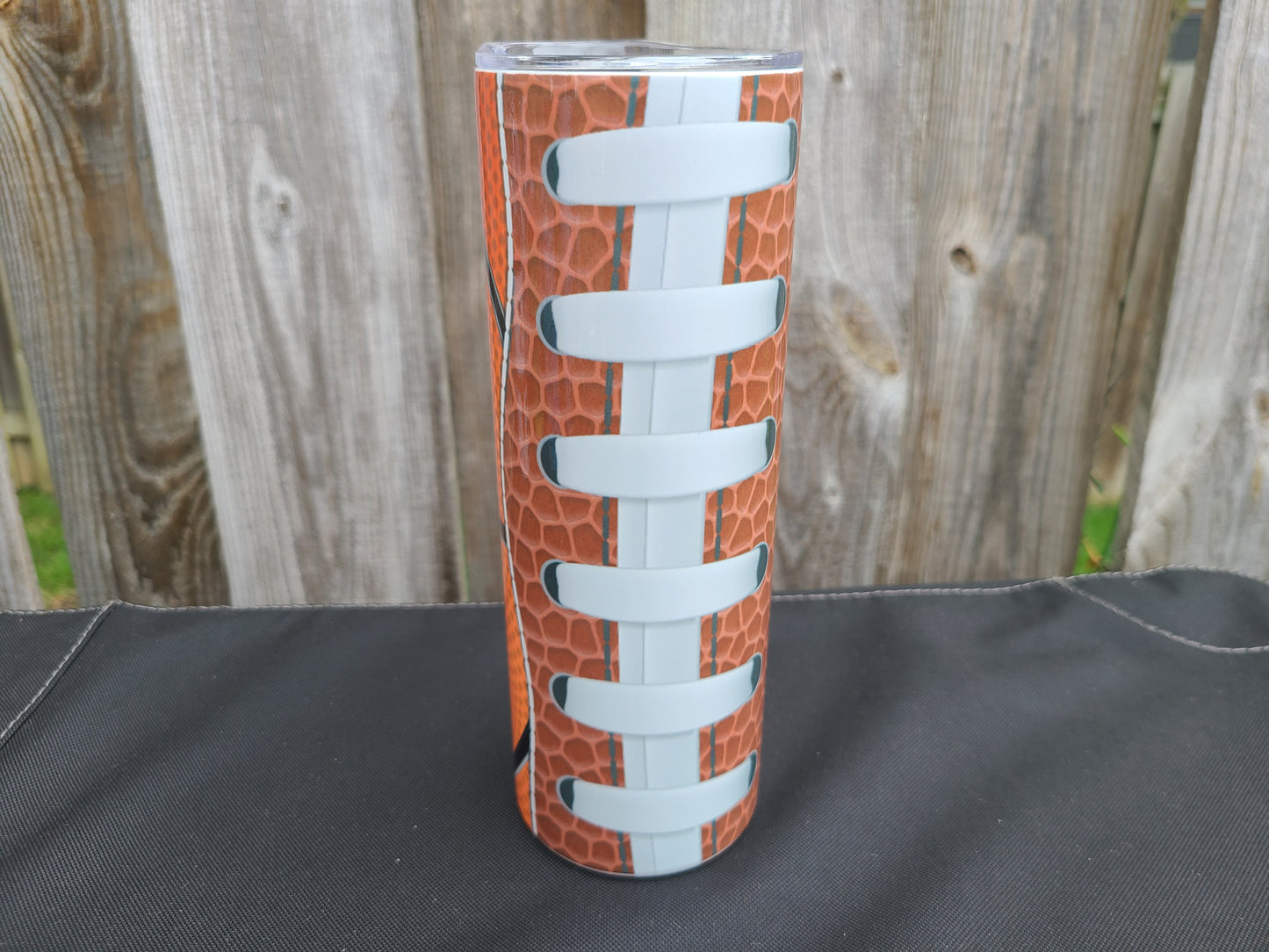 Football and Basketball 20 oz Skinny Tumbler