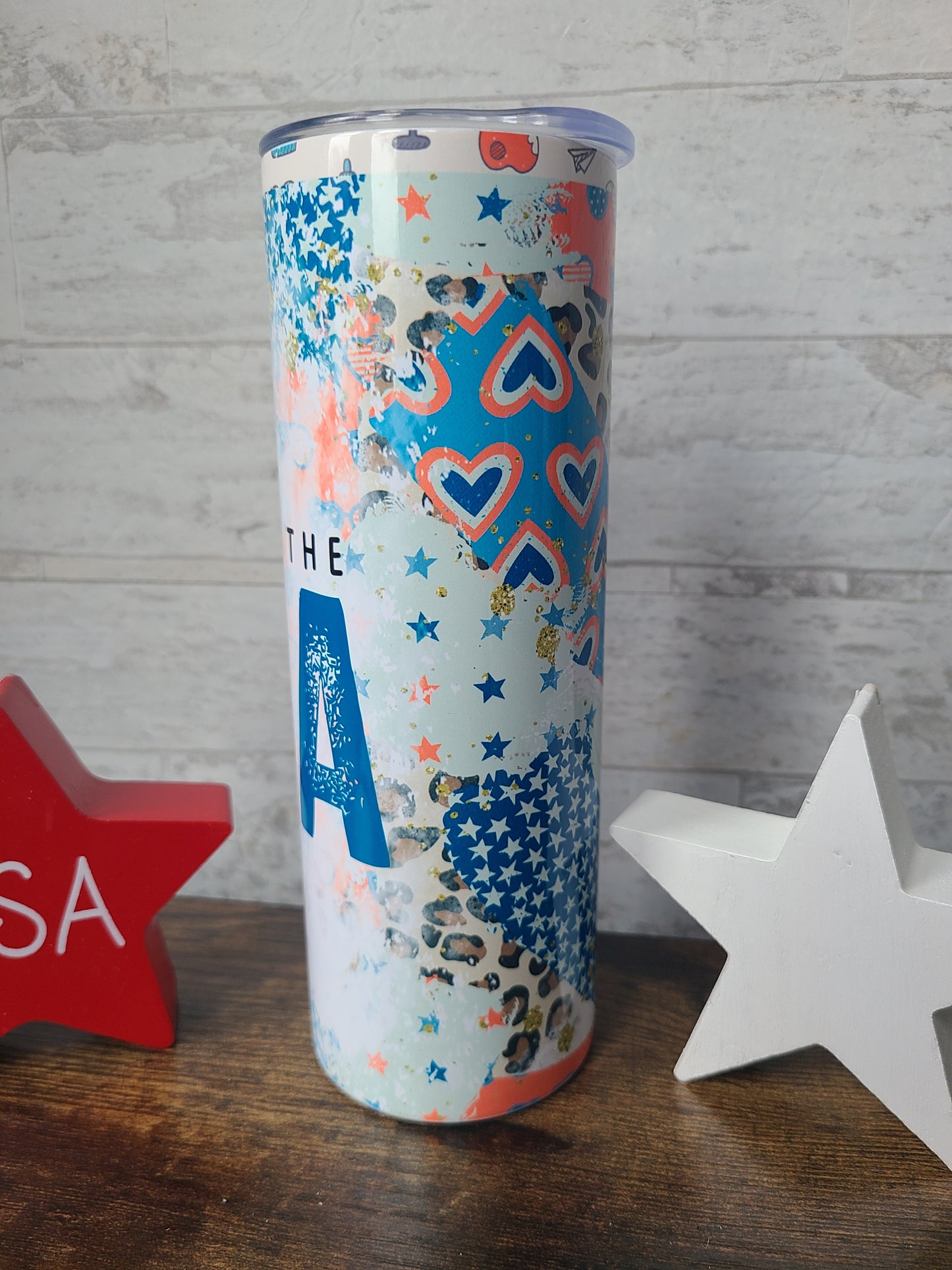 Party in the USA 20 oz Skinny Tumbler