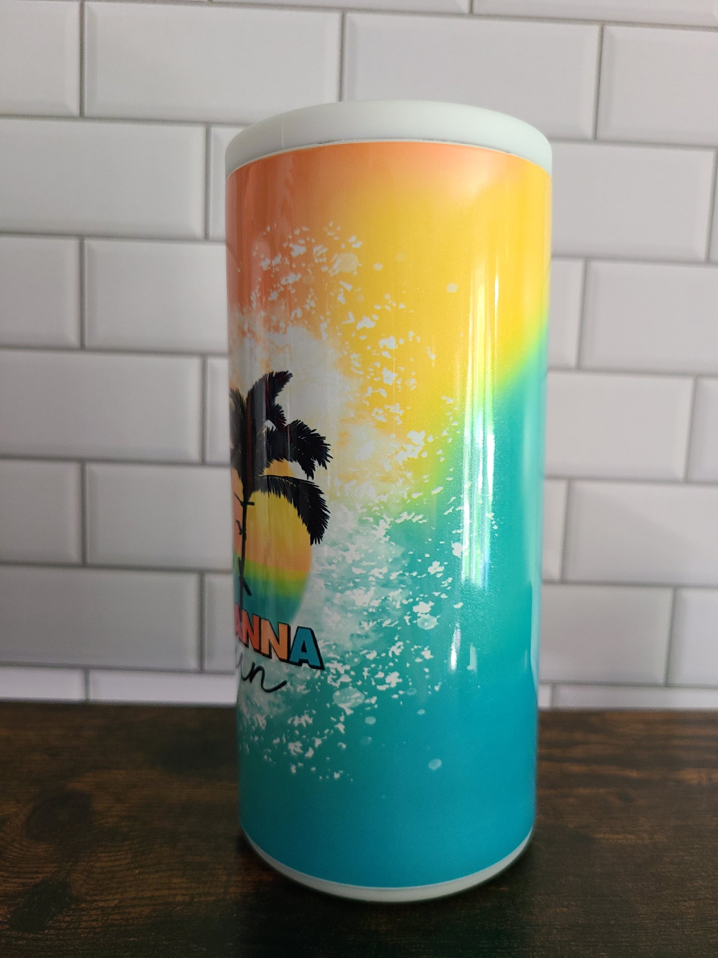 Girls Just Wanna Have Sun Skinny Can Cooler