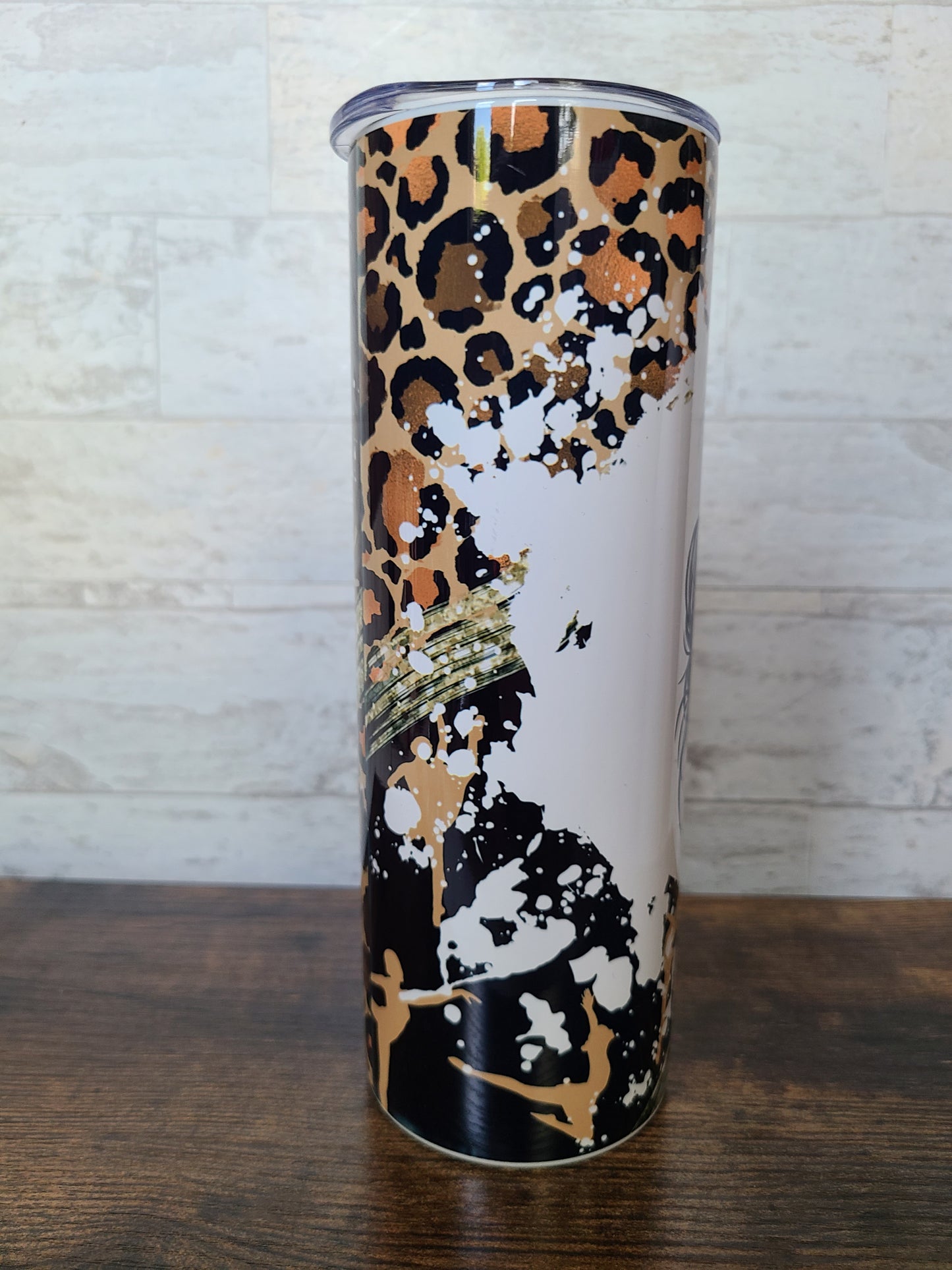 Dance Mom Messy Bun 20 oz Skinny Tumbler