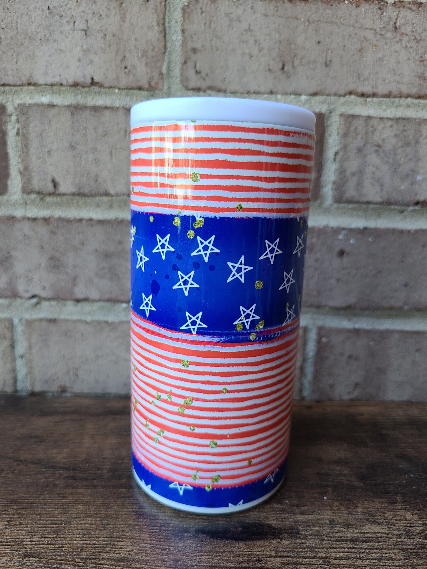 Stars and Stripes Skinny Can Cooler