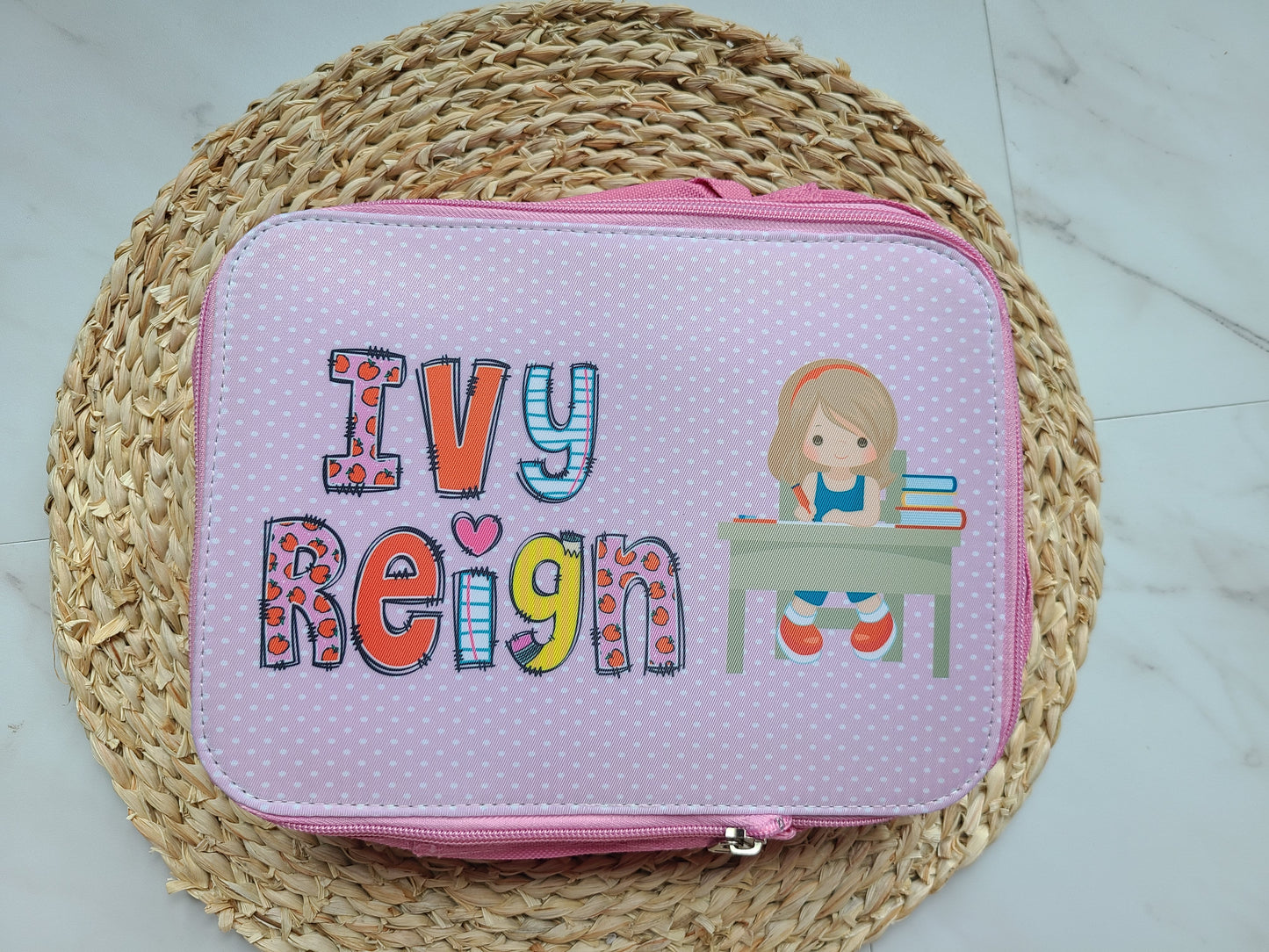 School Days Personalized Lunch Bag