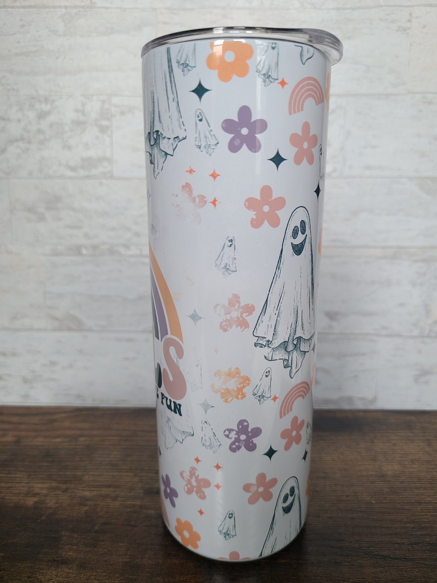 Ghouls Just Want to Have Fun Skinny Tumbler