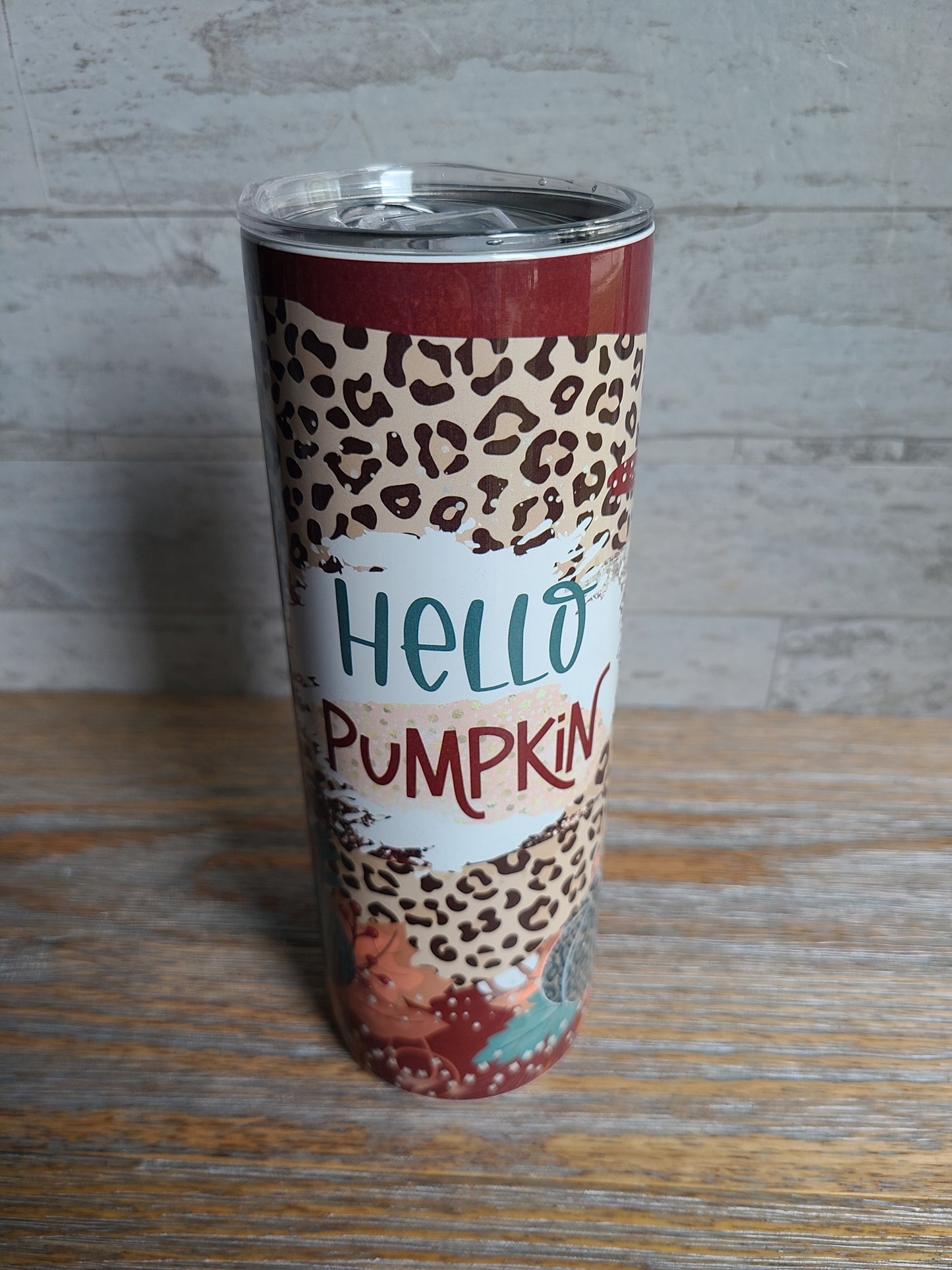 Hello Pumpkin Skinny Tumbler