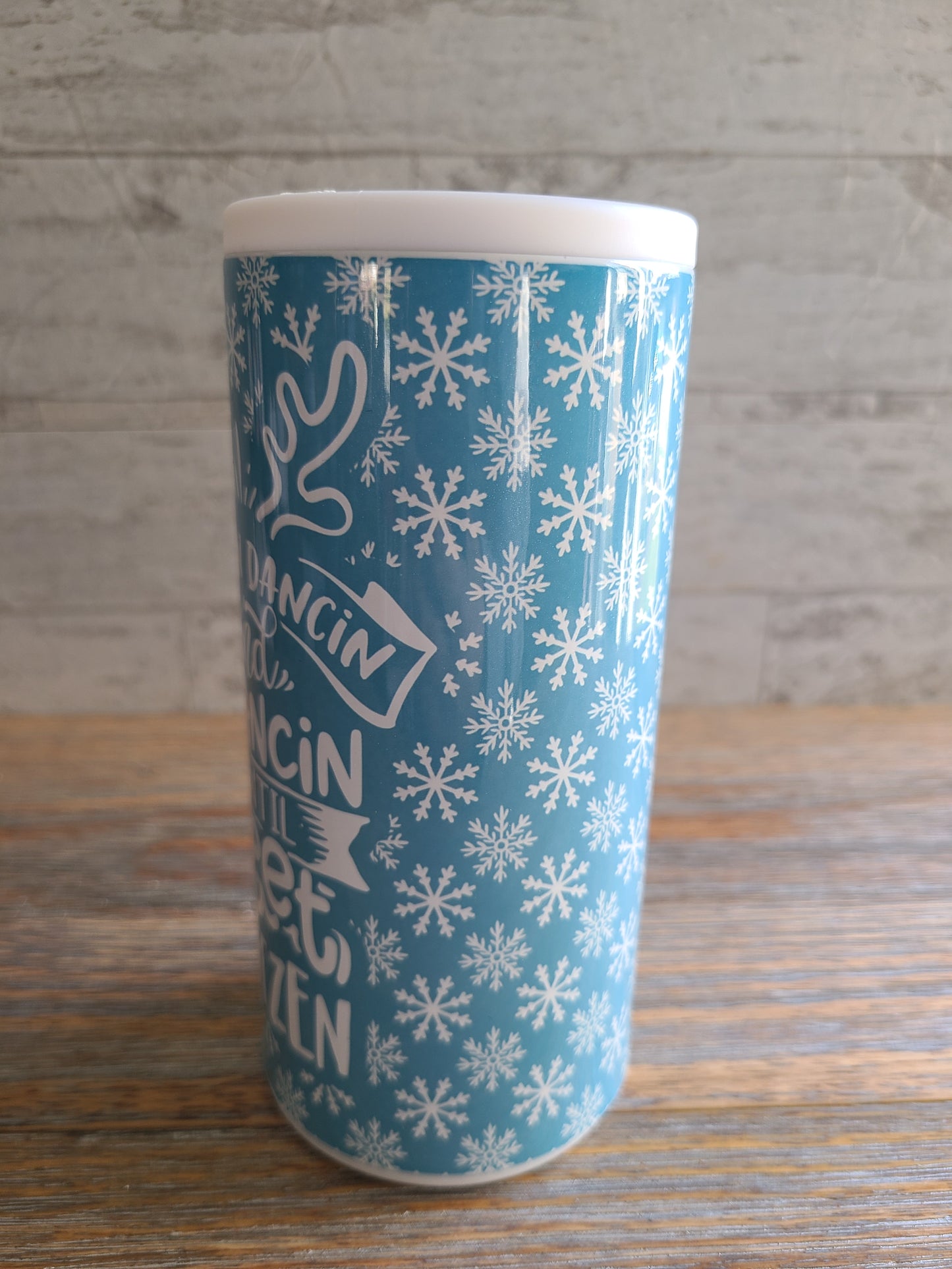 Christmas Skinny Can Cooler - Get Blitzen