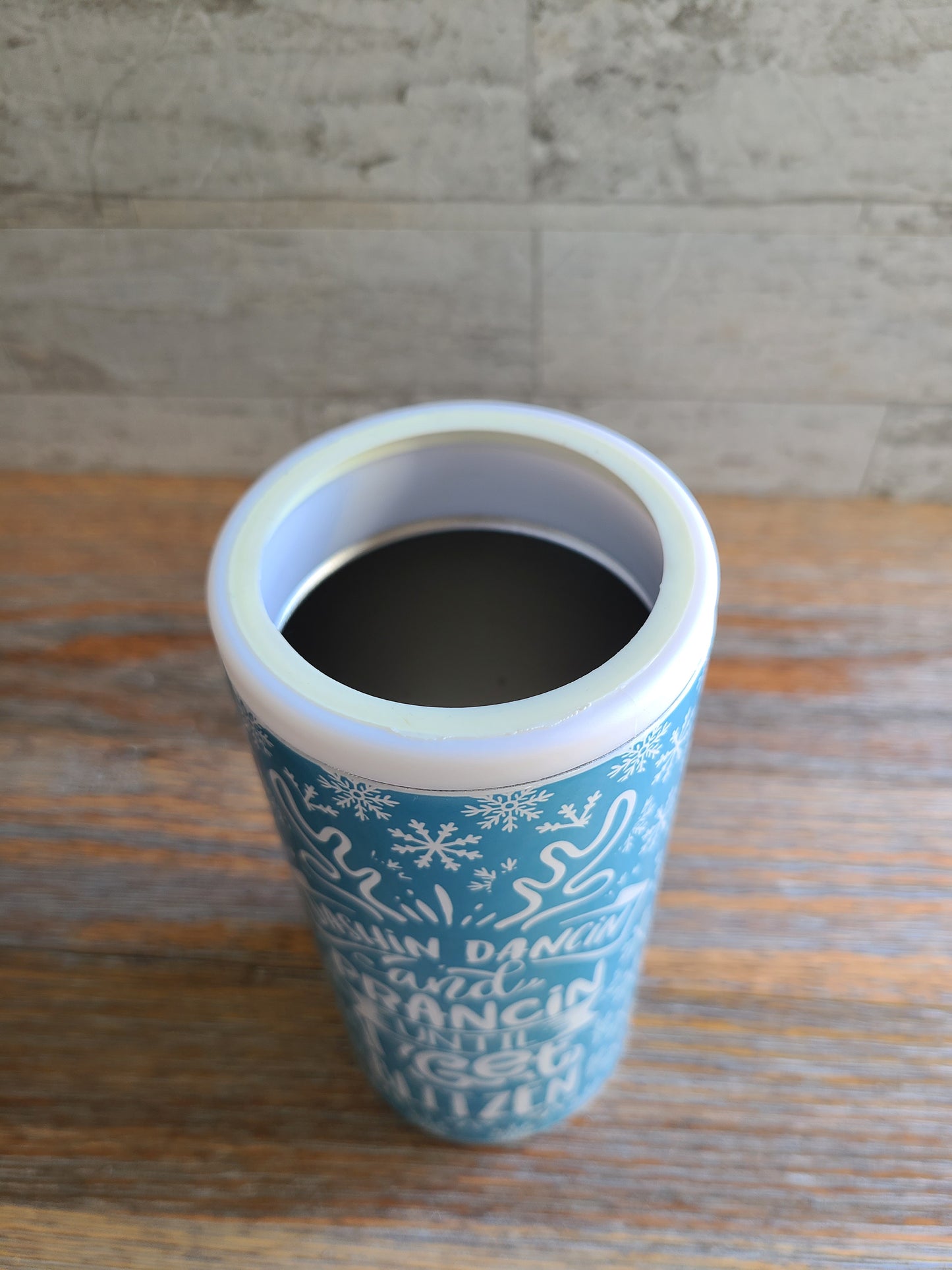 Christmas Skinny Can Cooler - Get Blitzen